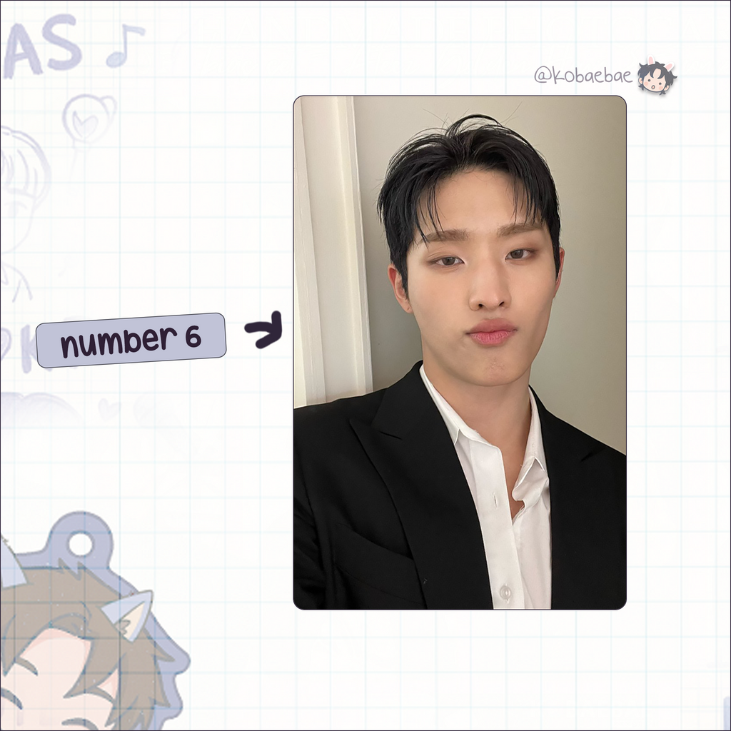 P1H - Keeho handmade photocards kpop inspired - Set 2