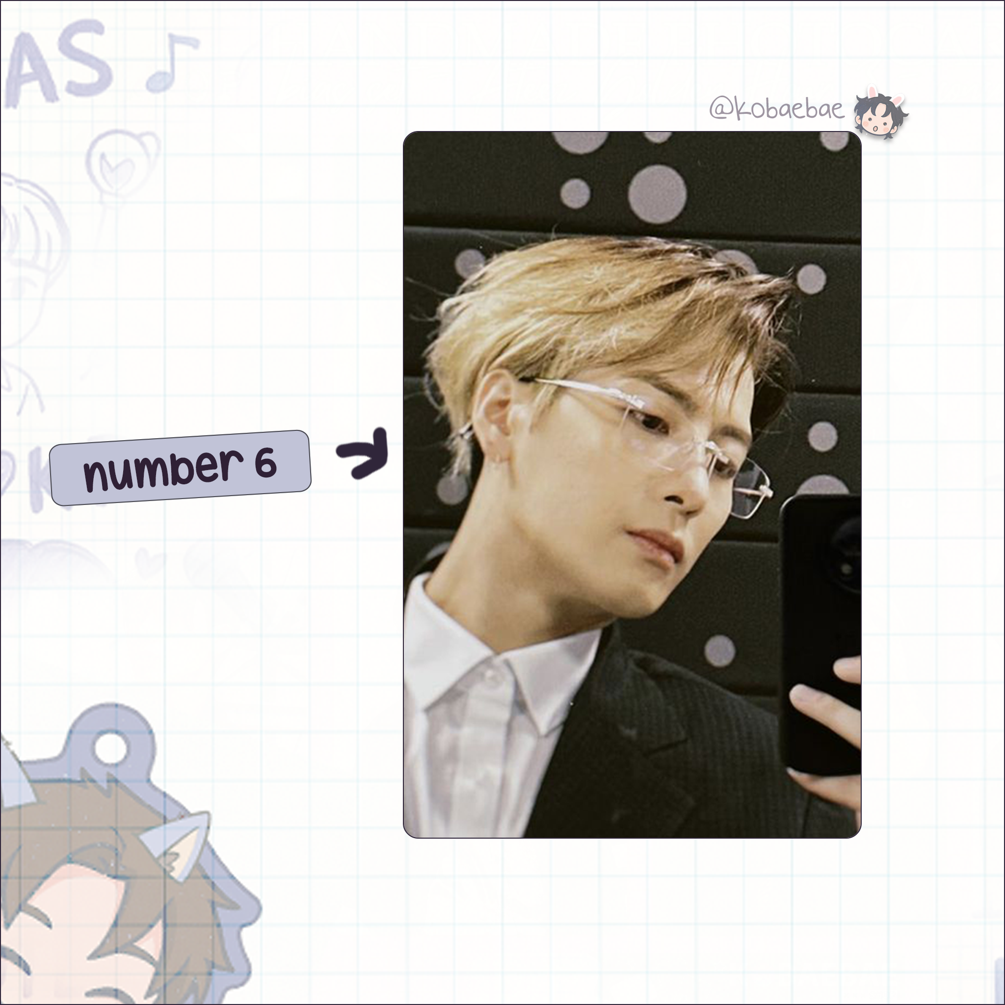 Jackson Wang - handmade photocards kpop inspired - bias set