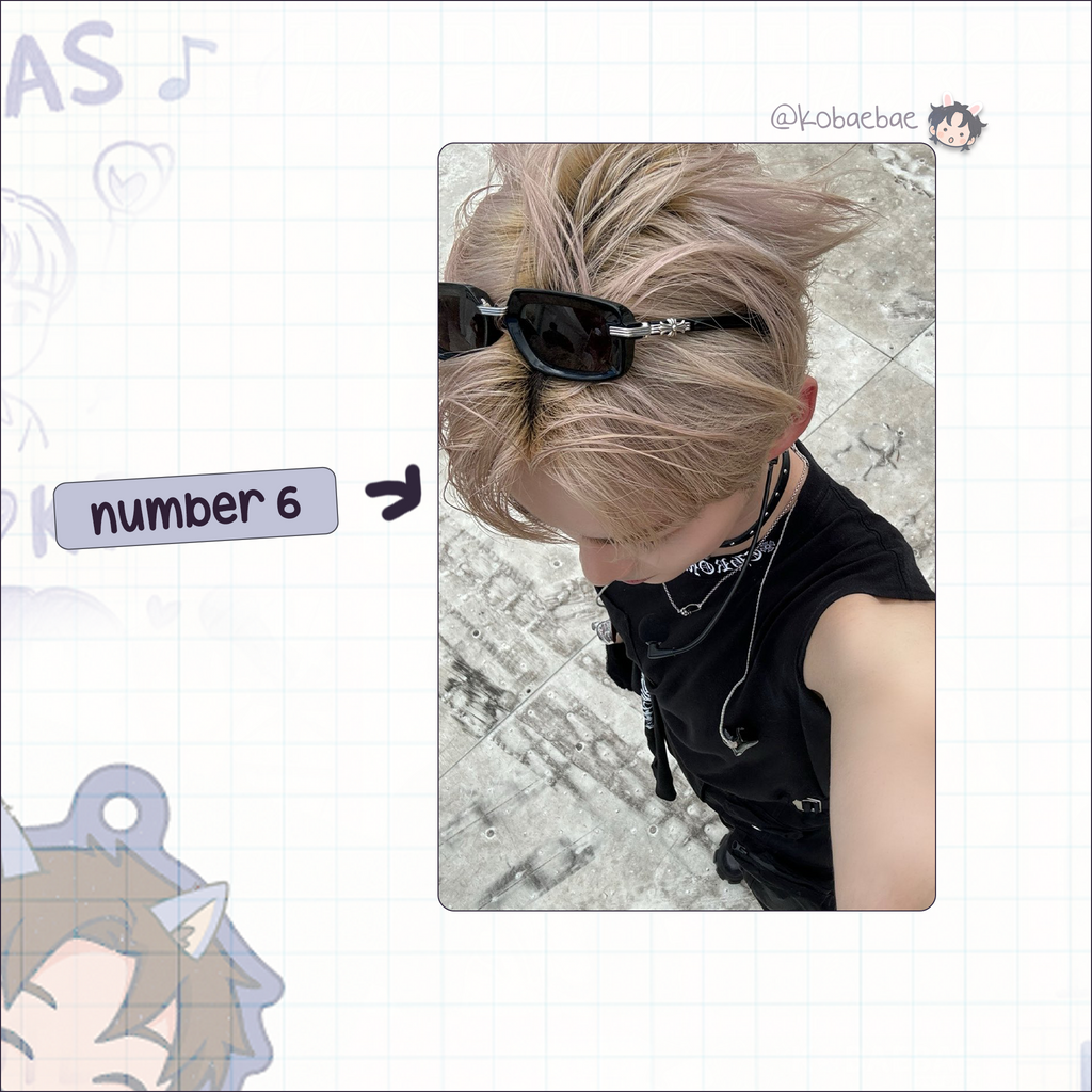 Zb1 - Hanbin handmade photocards kpop inspired - Set 2