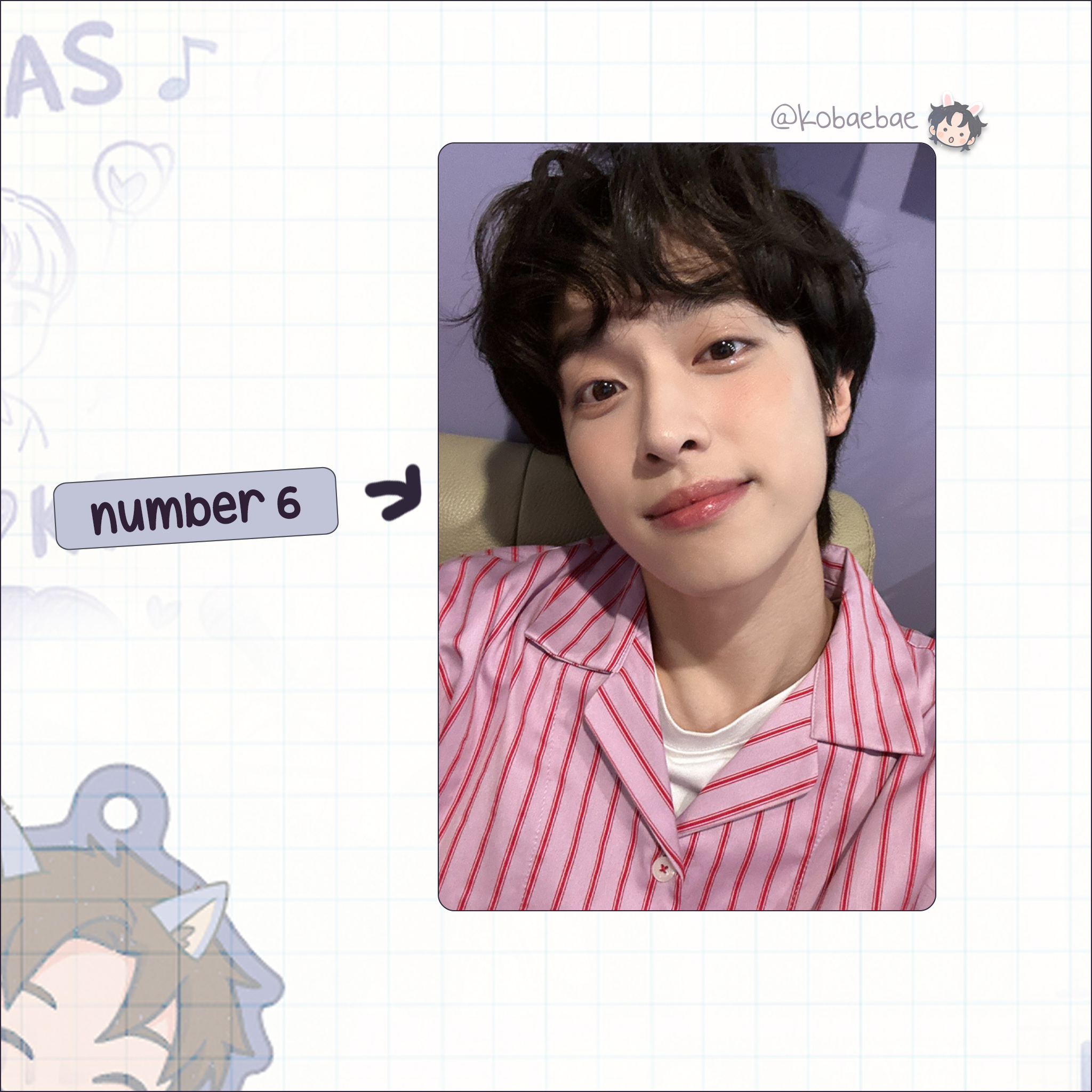 XHR - Gaon Handmade photocards kpop inspired - Bias set 2