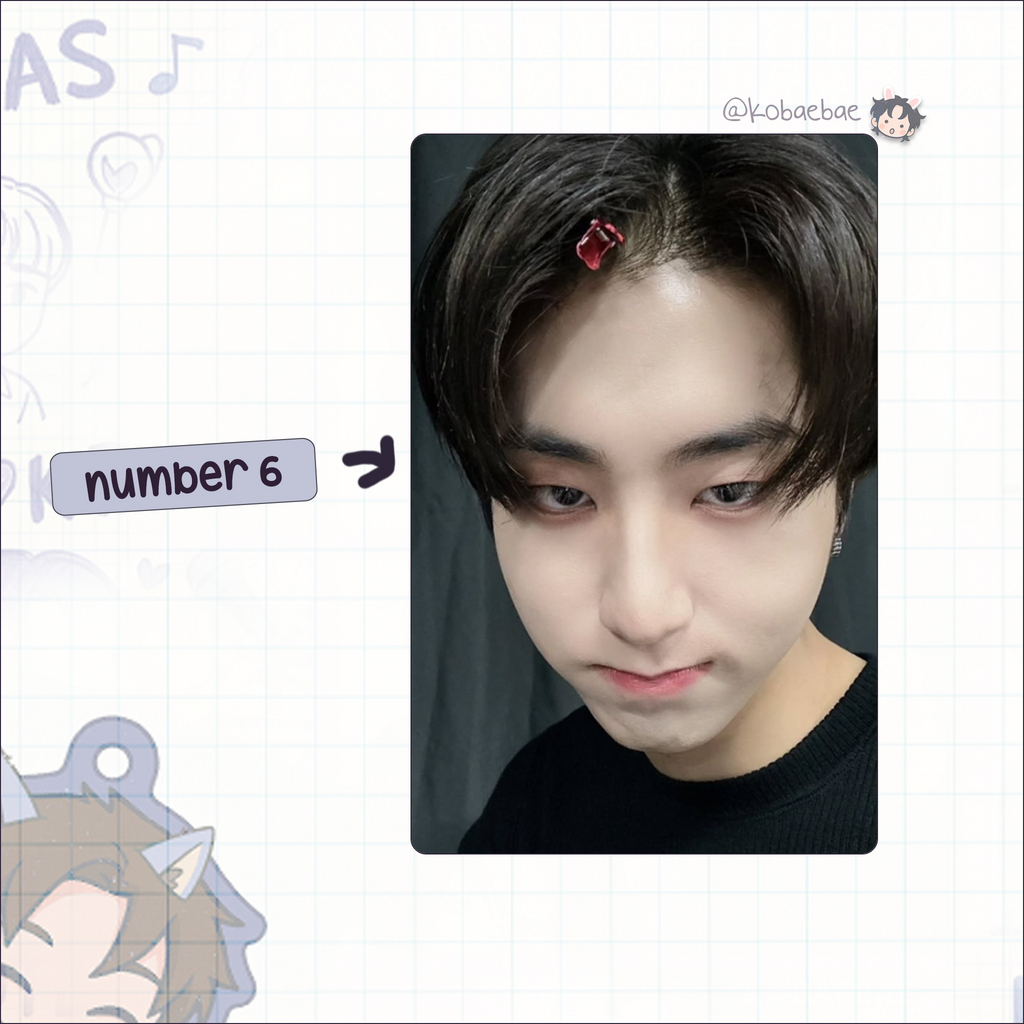 Skz (Stray Kids) - Han handmade photocards kpop inspired - Set 6