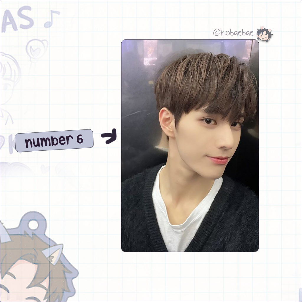 Xkrs - Jinsik handmade photocards kpop inspired - Set 1