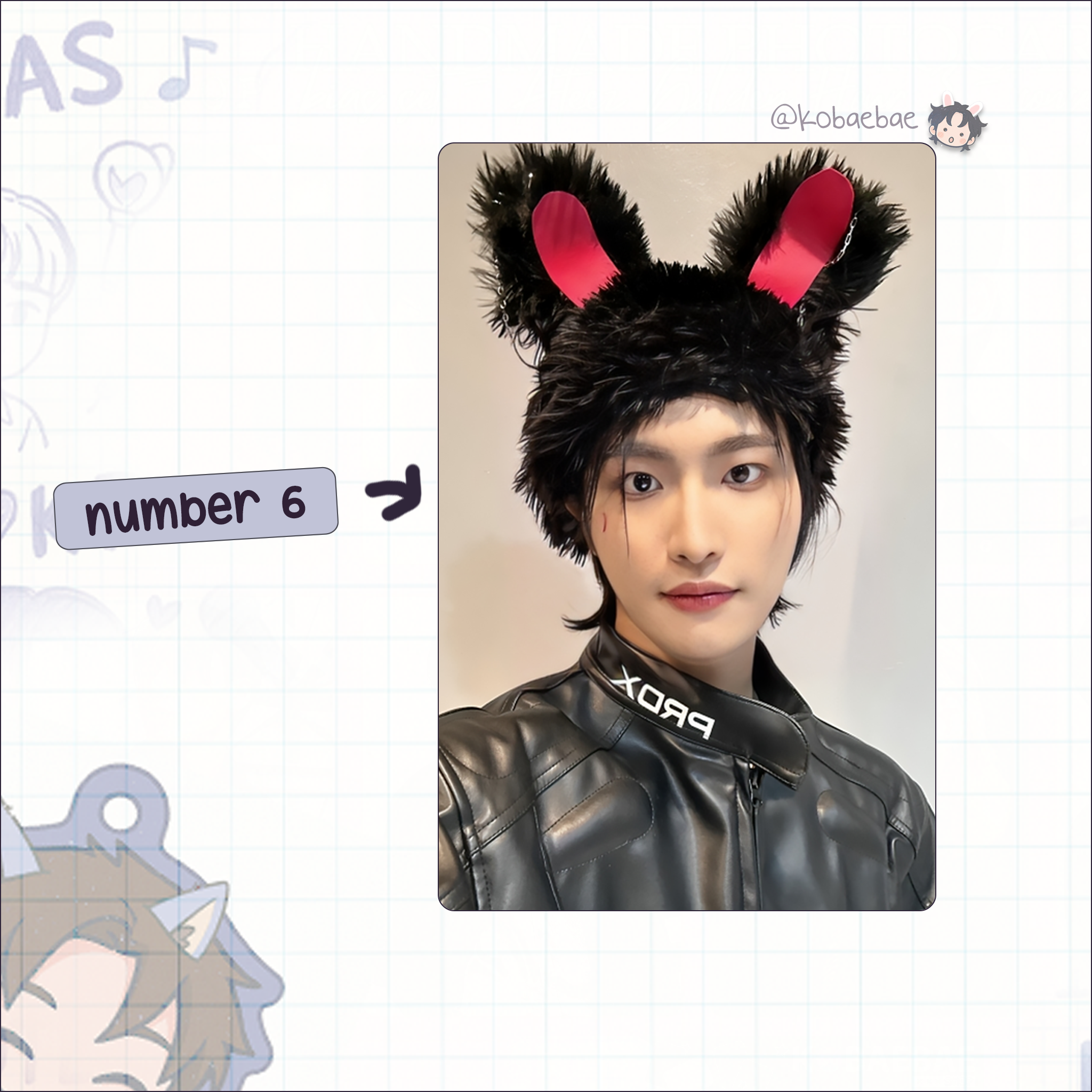 Atz - Seonghwa handmade photocards kpop inspired - Set 5