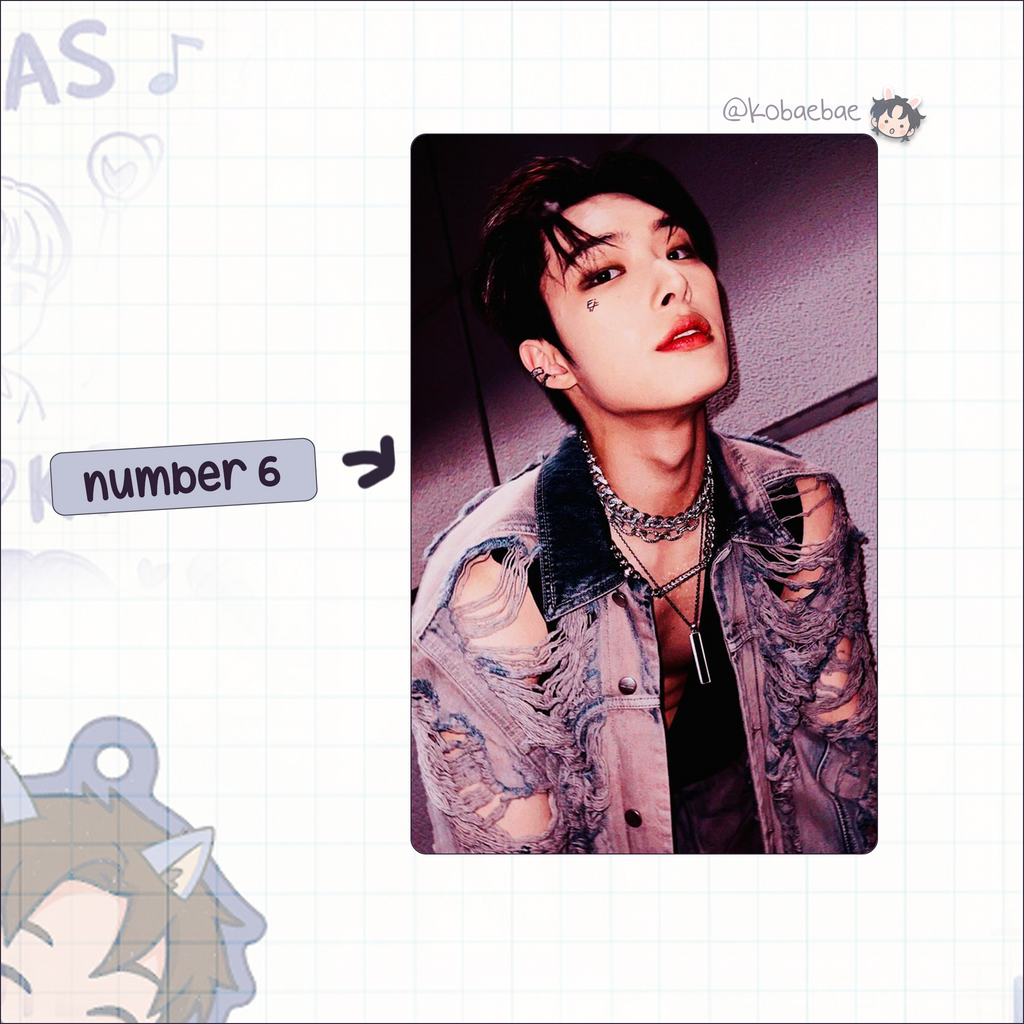 Atz - Mingi handmade photocards kpop inspired - Set 4