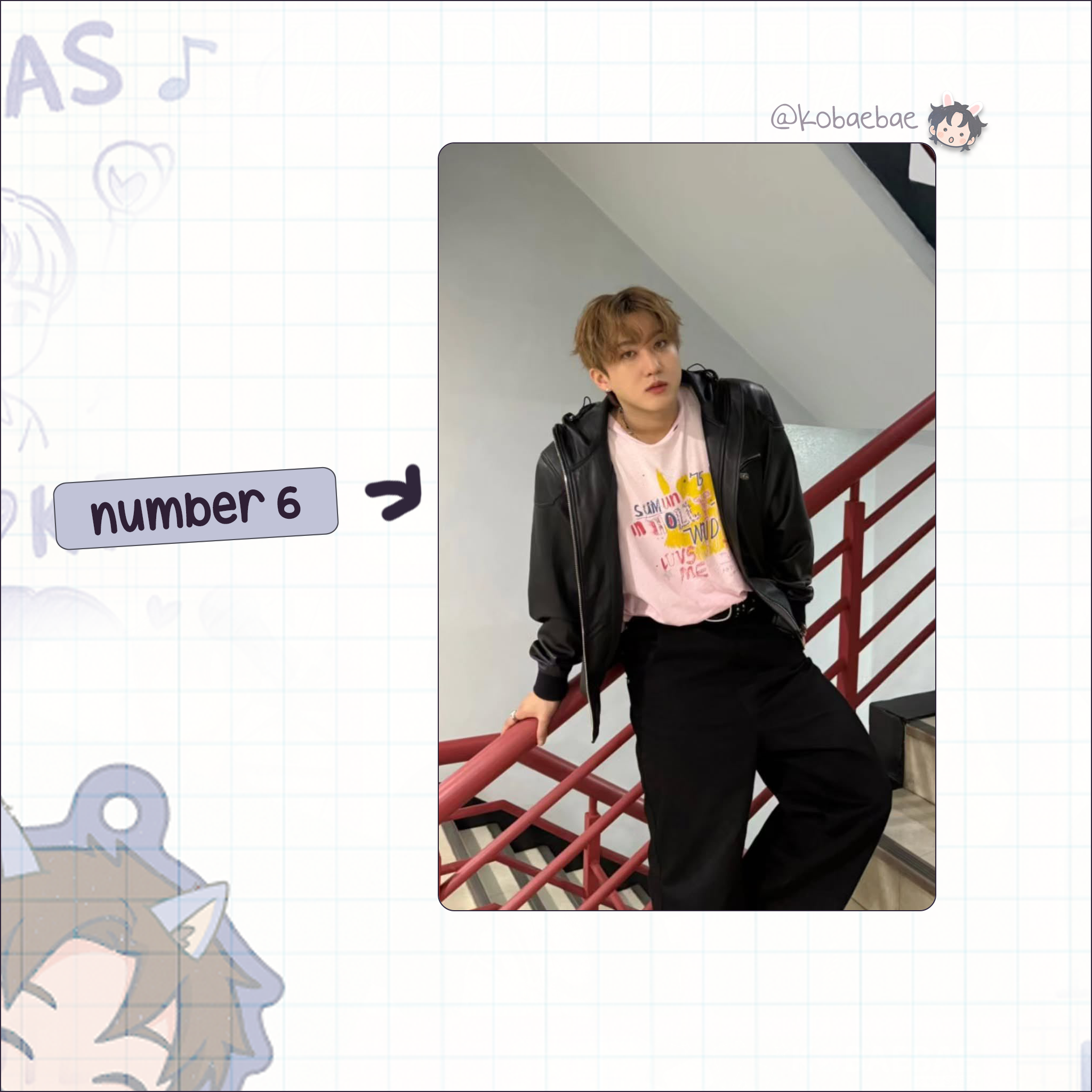 Stray Kids (Skz) - Bin Handmade photocards kpop inspired - Bias set 5