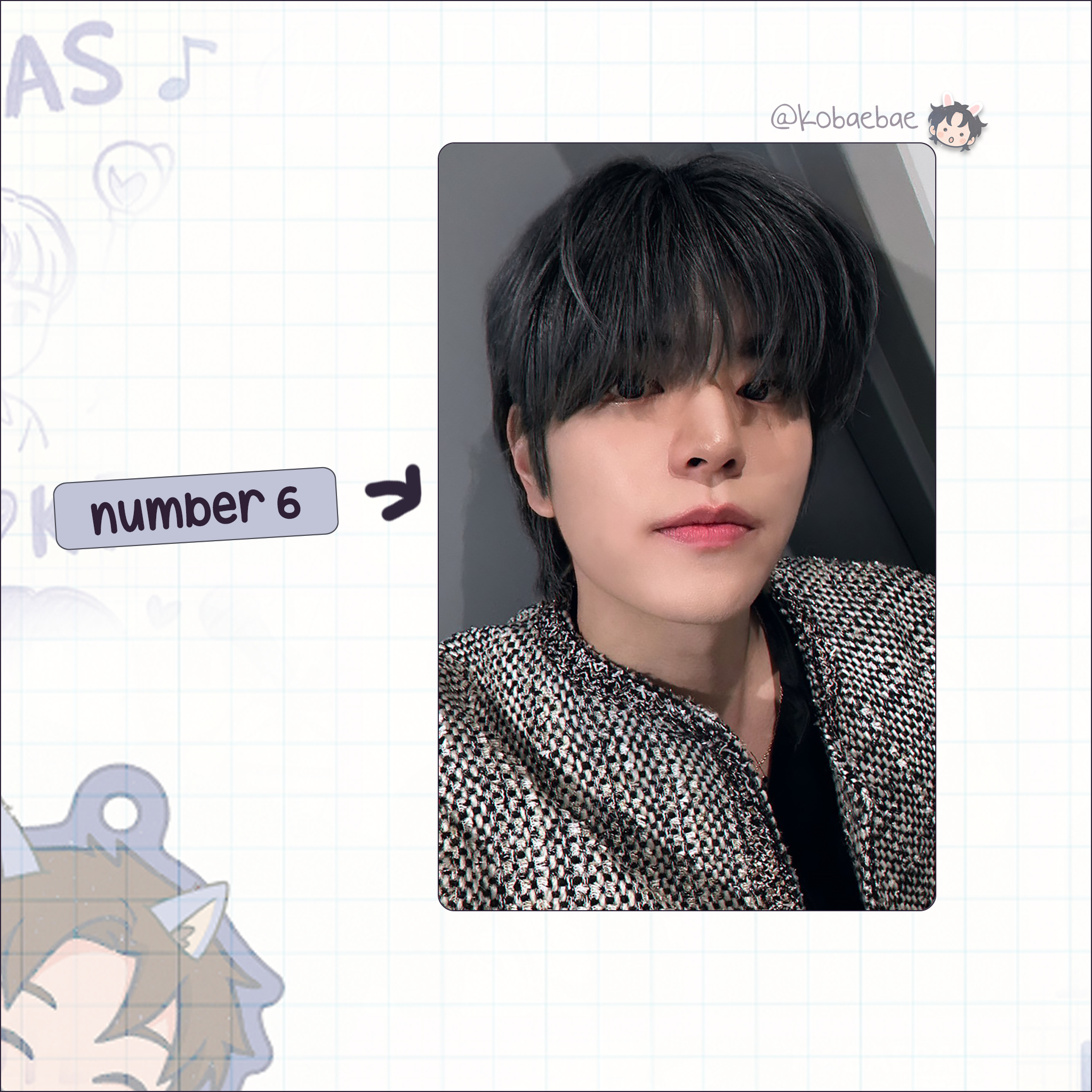 Skz (Stray Kids) - Seungmin handmade photocards kpop inspired - Set 8