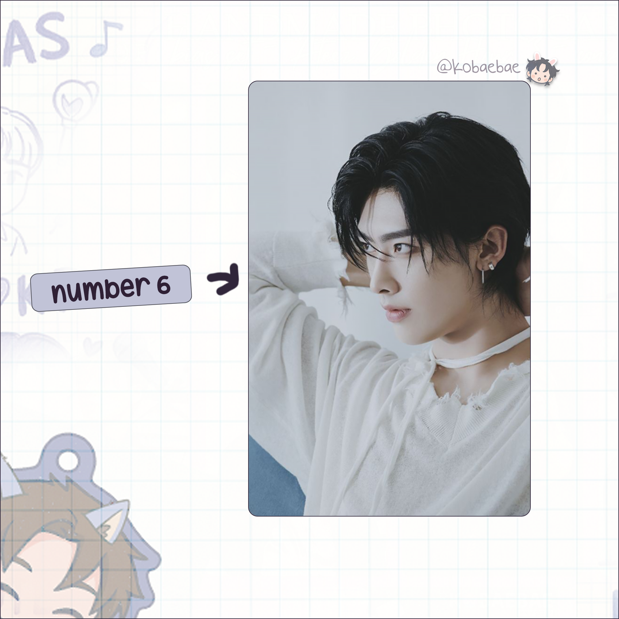 Zb1 - Ricky handmade photocards kpop inspired - Set 3