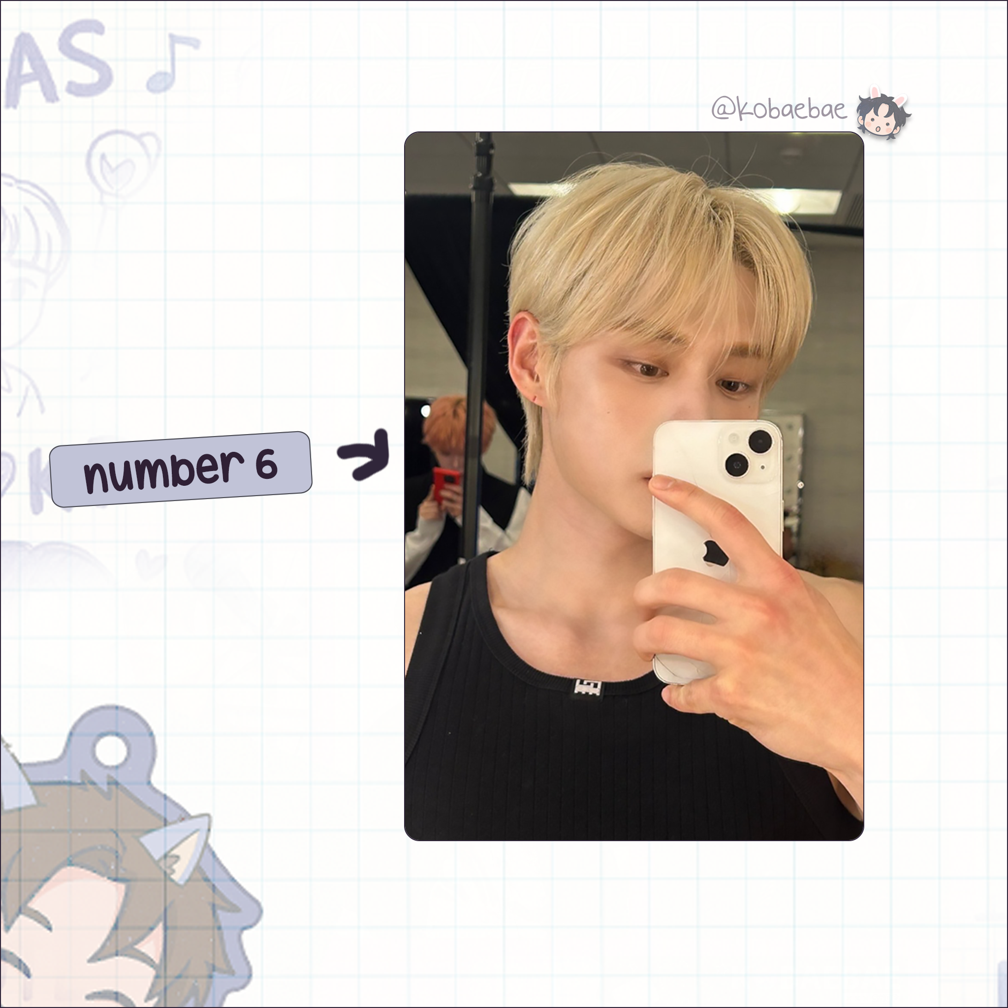 Zb1 - Jiwoong handmade photocards kpop inspired - Set 3