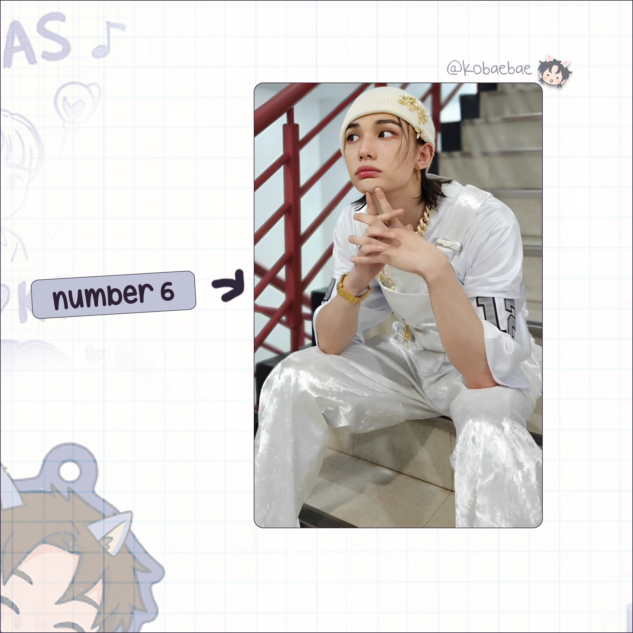 Skz (Stray Kids) - Hyune handmade photocards kpop inspired - Set 6