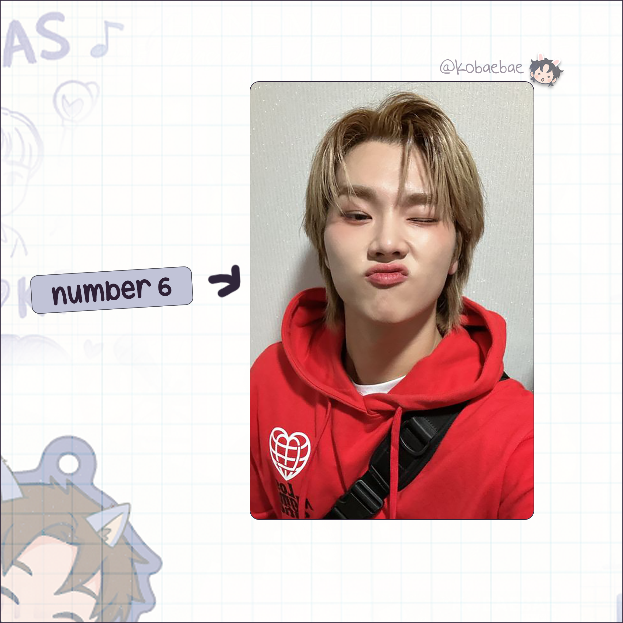 XHR (Xdinary Heroes) - Jungsu Handmade photocards kpop inspired - Bias set 3