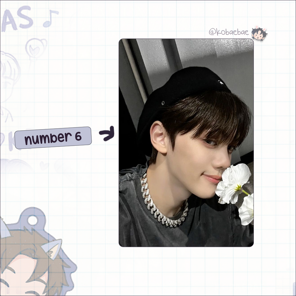 Zb1 - Gyuvin handmade photocards kpop inspired - Set 2