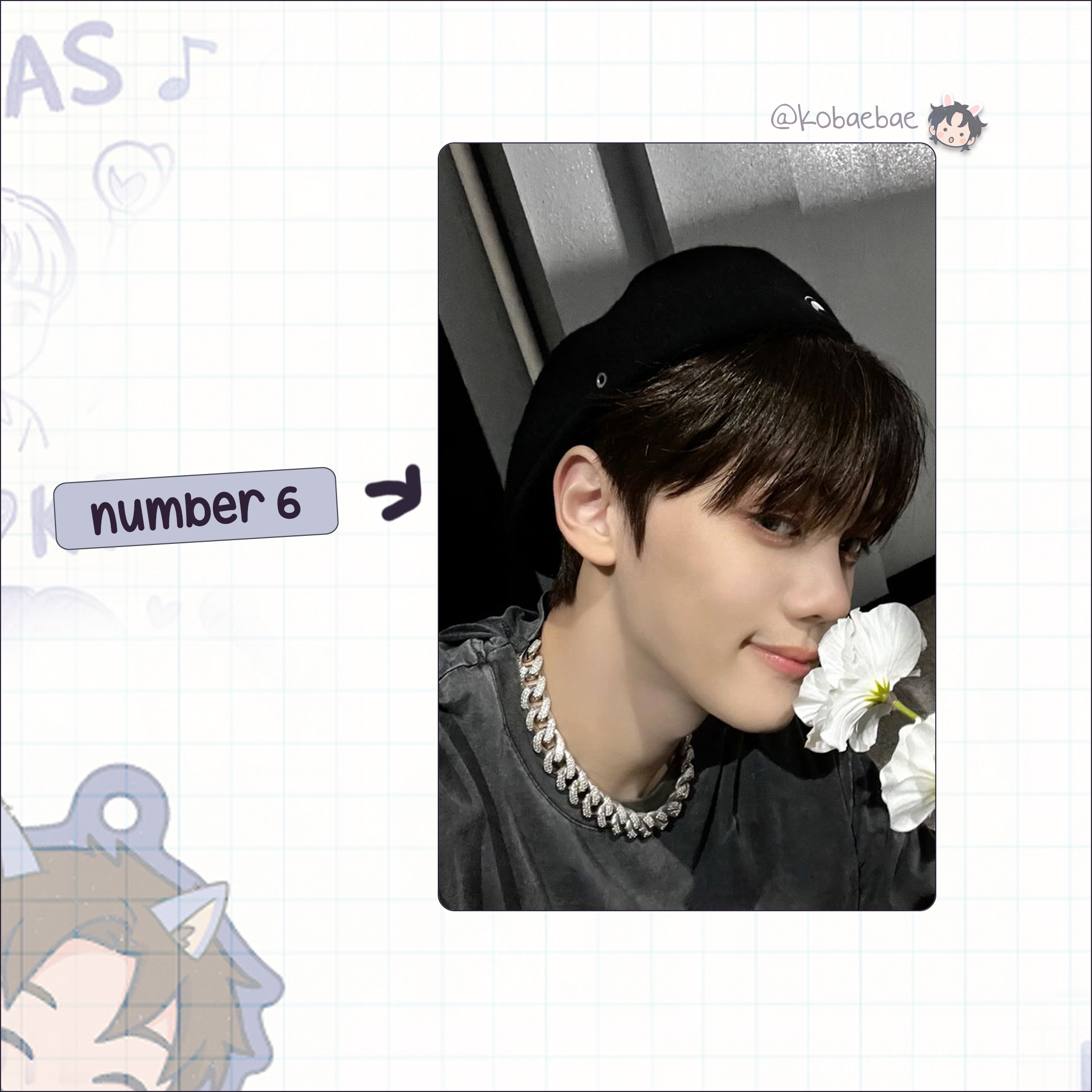 Zb1 - Gyuvin handmade photocards kpop inspired - Set 2