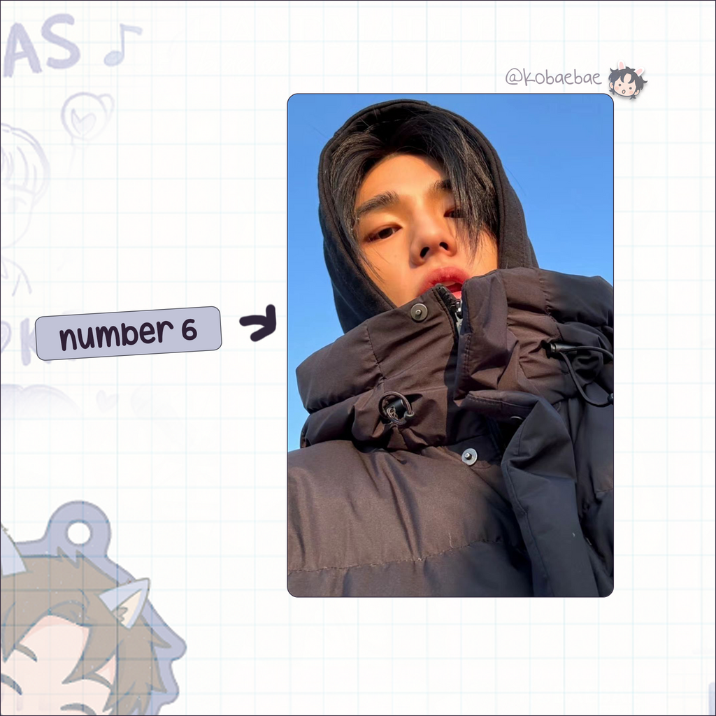 Skz (Stray Kids) - Hyunjin handmade photocards kpop inspired - Set 9