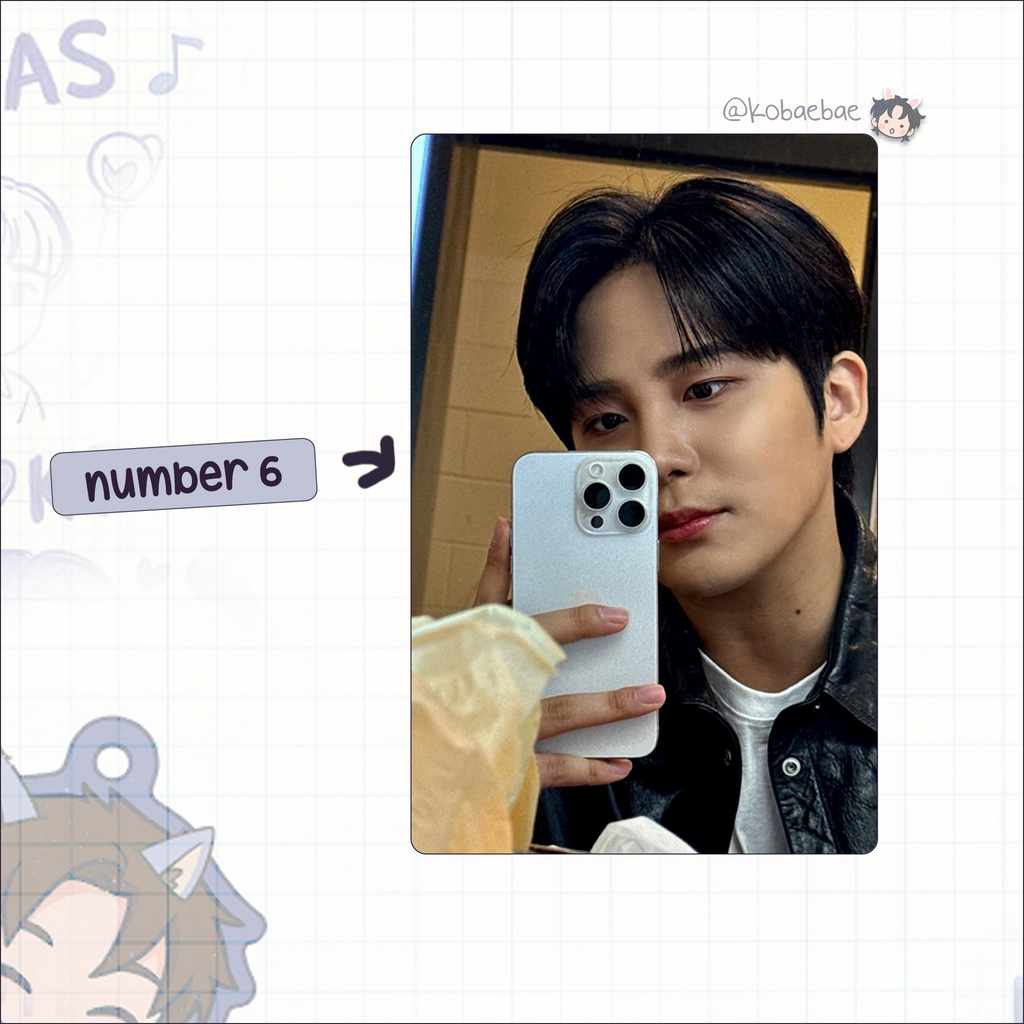Atz - Jongho handmade photocards kpop inspired - Set 5