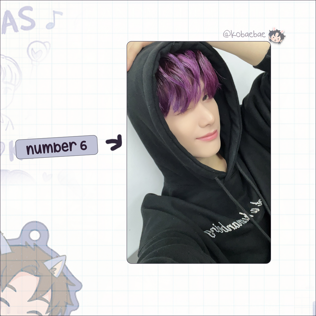 Xikers - Jinsik handmade photocards kpop inspired - Set 2