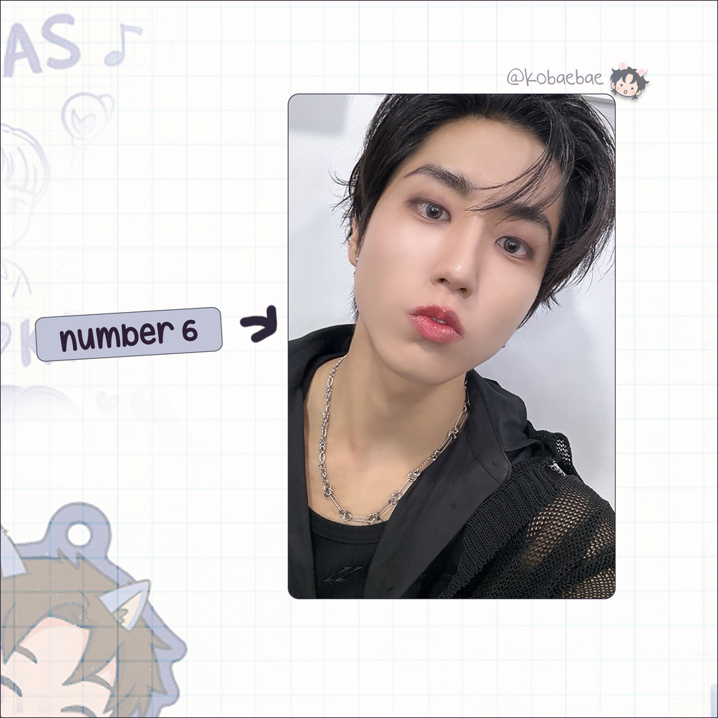 Skz (Stray Kids) - Han handmade photocards kpop inspired - Set 9