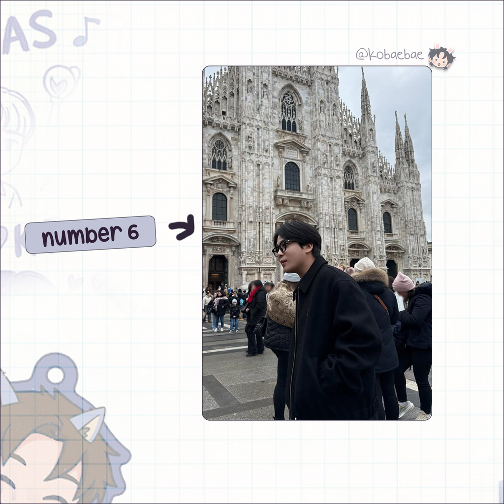 Ateez - Jongho handmade photocards kpop inspired - set 7