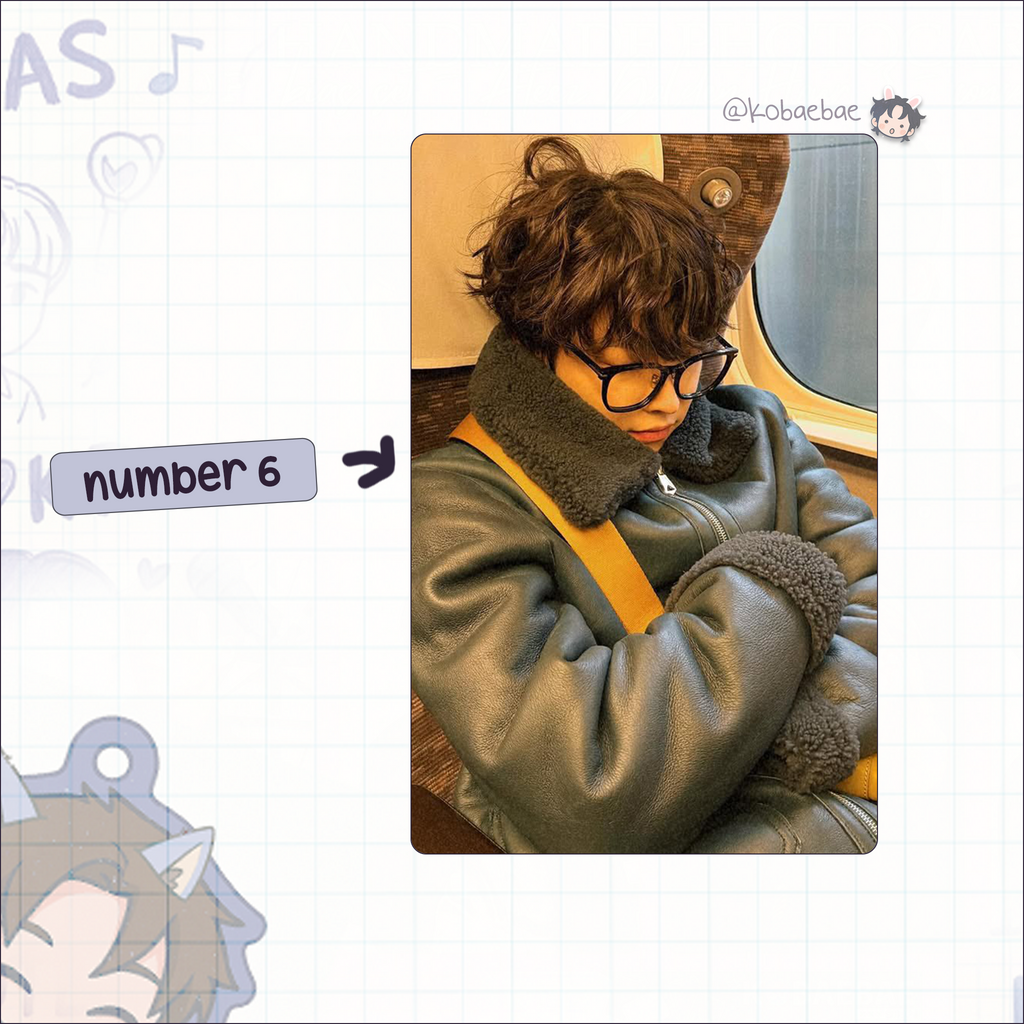 Ateez - Hongjoong handmade photocards kpop inspired - set 7