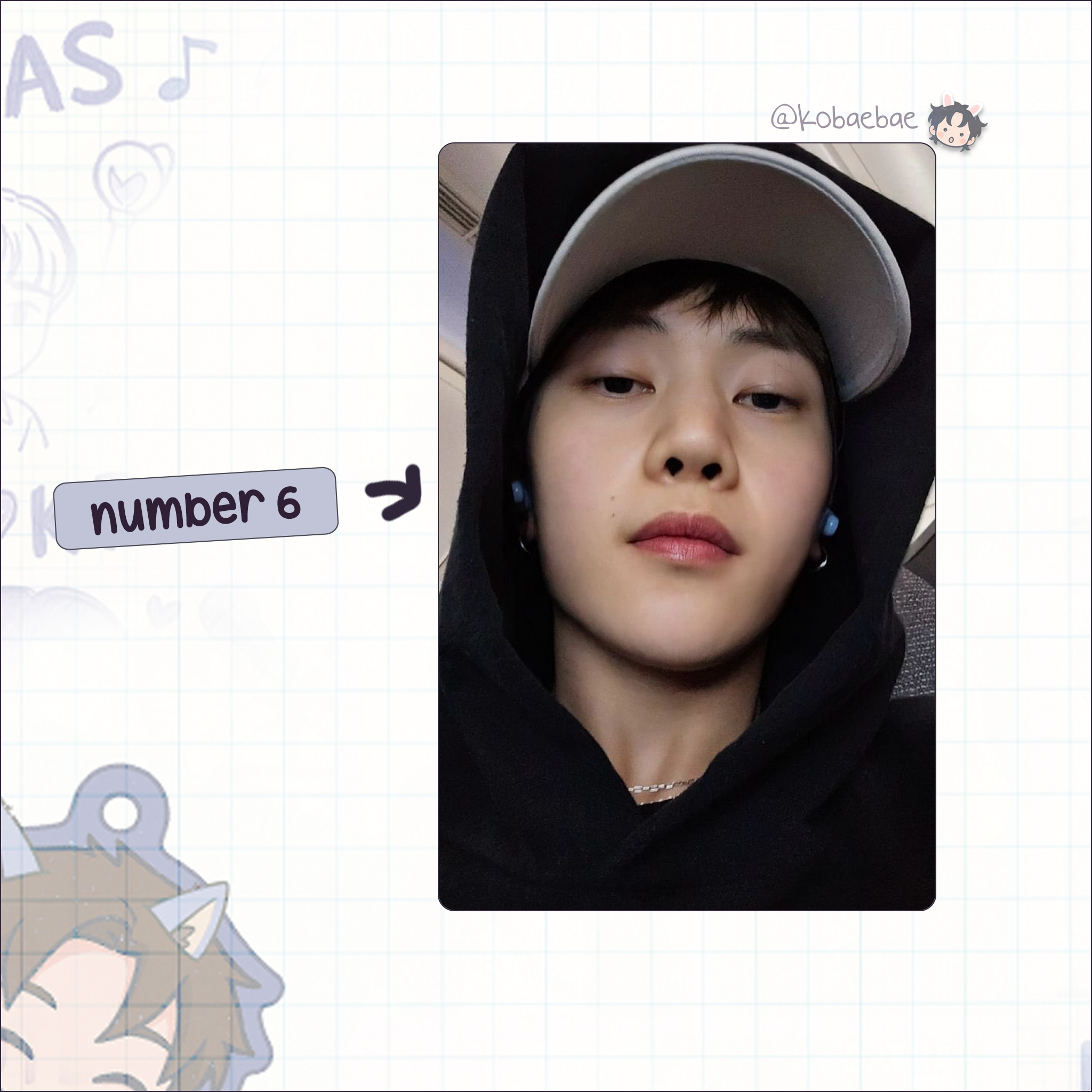 Zb1 - Matthew handmade photocards kpop inspired - Set 2