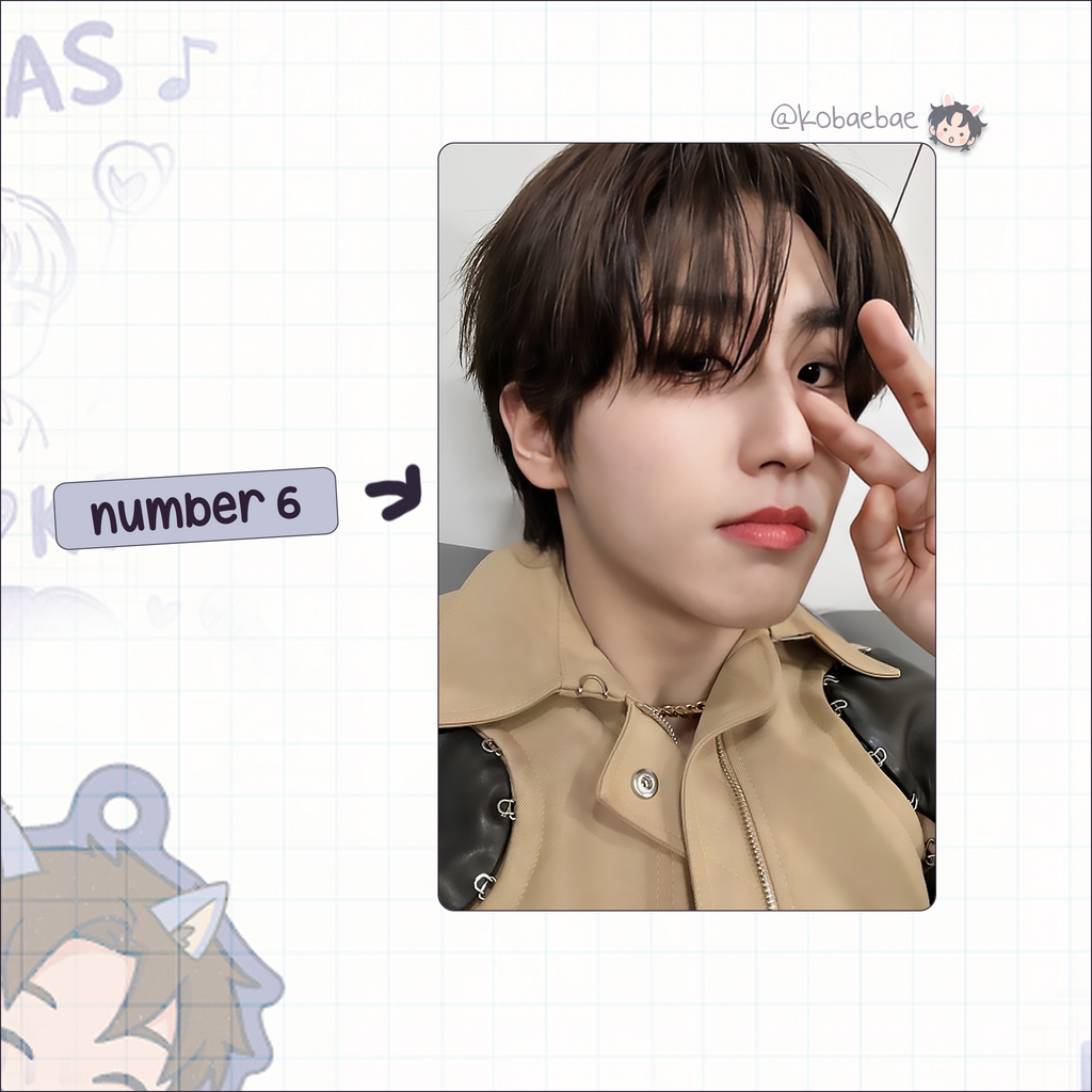 Stray Kids (Skz) - Han Handmade photocards kpop inspired - Bias set 7
