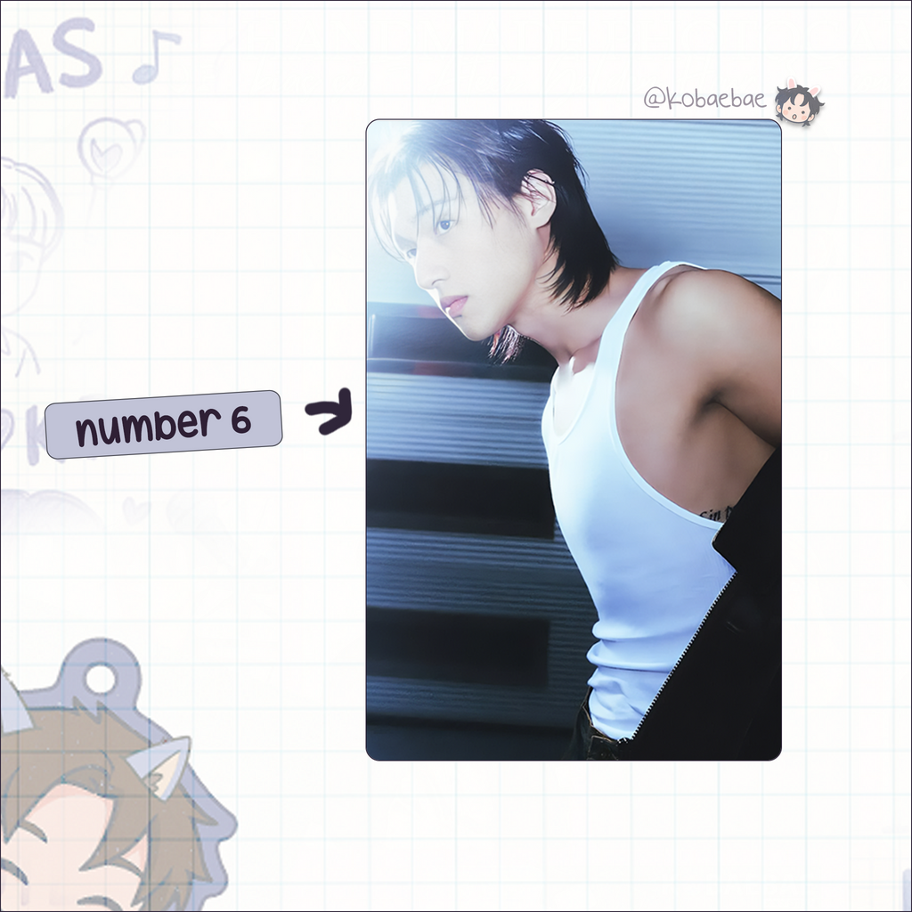 Atz - G.Q. Handmade photocards kpop inspired - Woo bias set