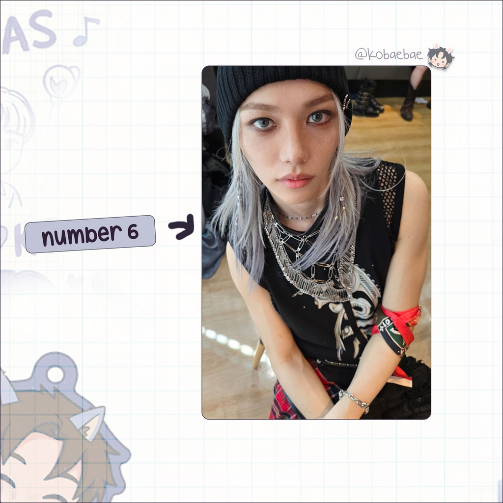 Skz (Stray Kids) - Felix handmade photocards kpop inspired - Set 10