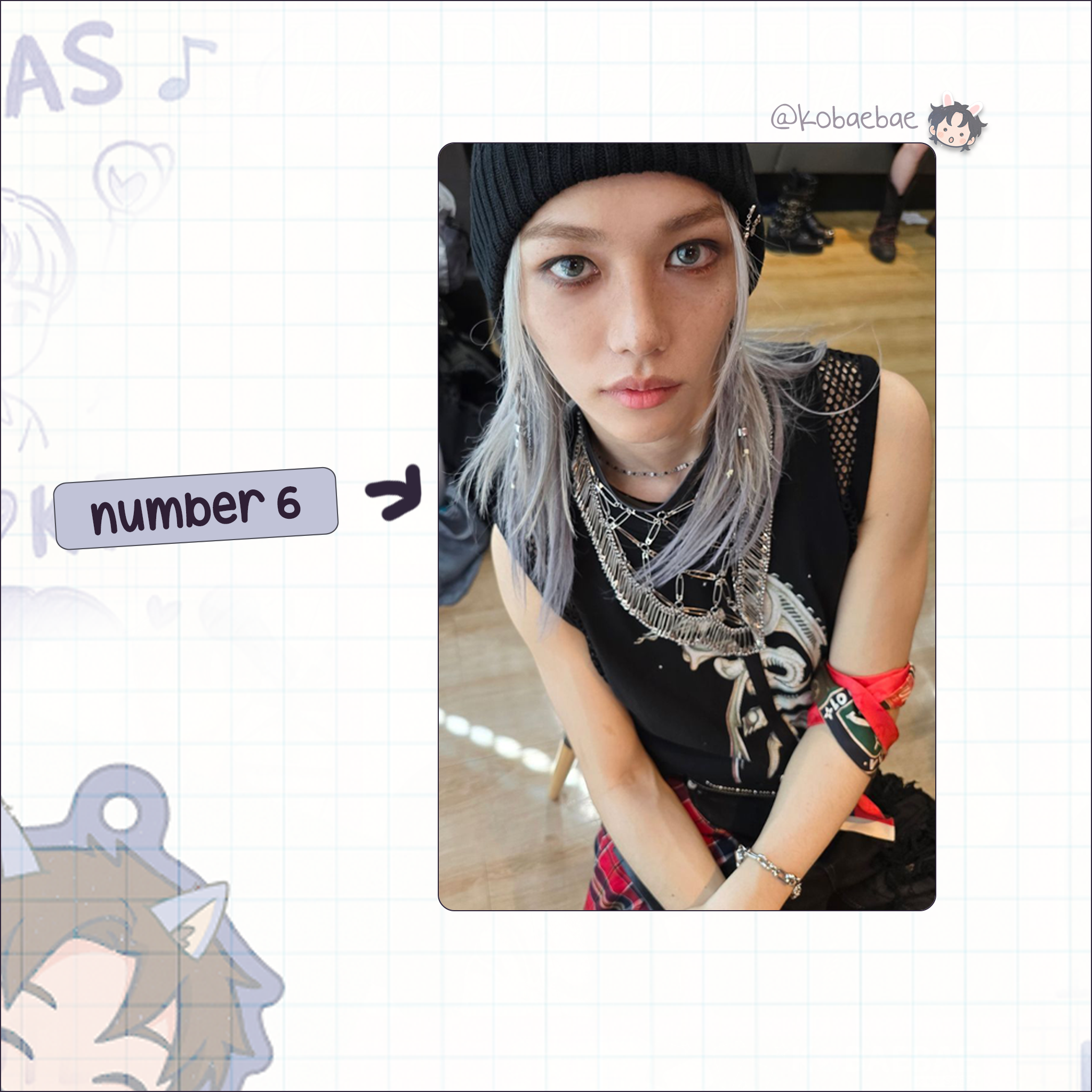 Skz (Stray Kids) - Felix handmade photocards kpop inspired - Set 10
