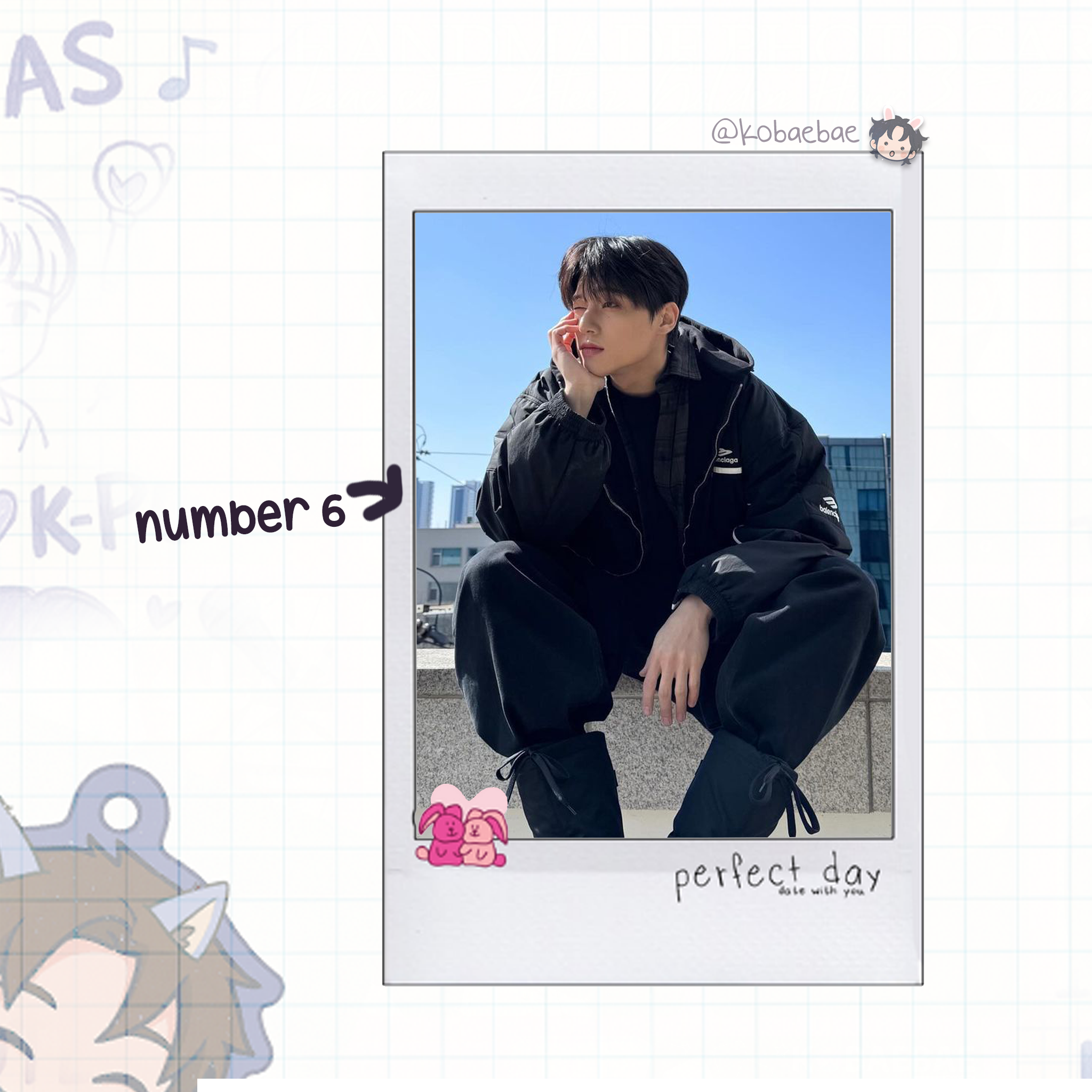 Atz - Date with My Bias - Woo Instant-Style Fanmade Photo Print