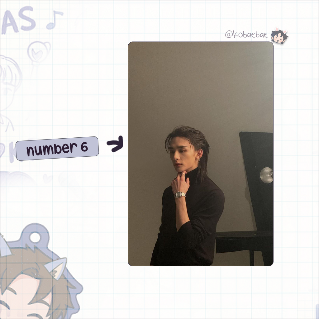 Skz (Stray Kids) - Hyune handmade photocards kpop inspired -  Model Shoot