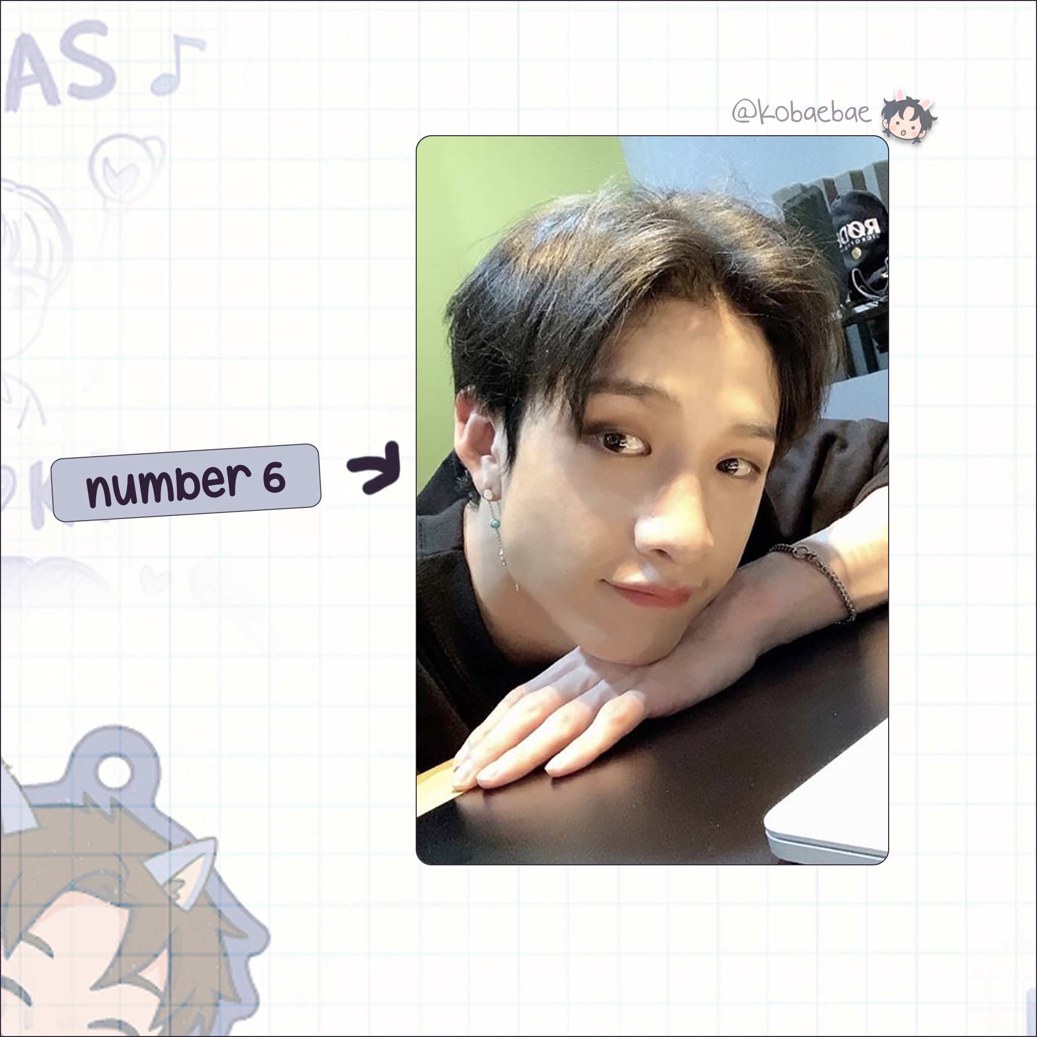 Skz - Channie handmade photocards kpop inspired - Set 3
