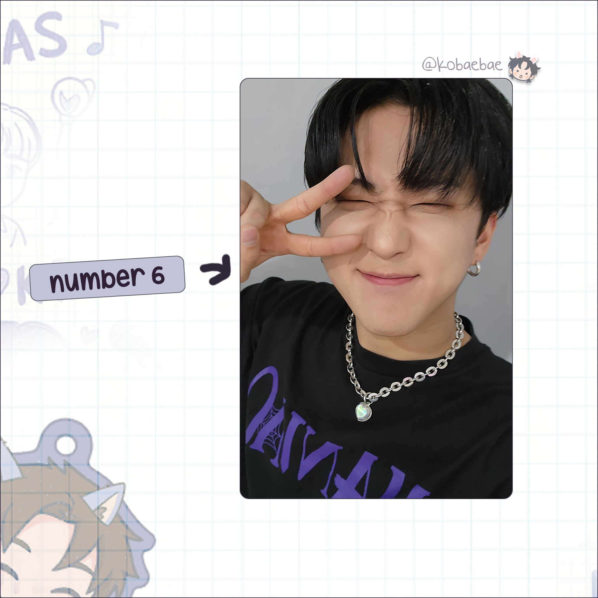 Skz (Stray Kids) - Changbin handmade photocards kpop inspired - Set 9