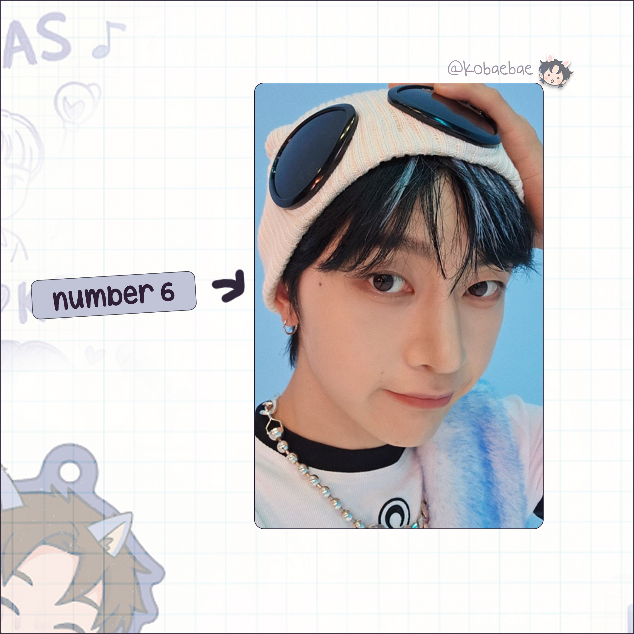 Zb1 - Matthew handmade photocards kpop inspired - Set 3