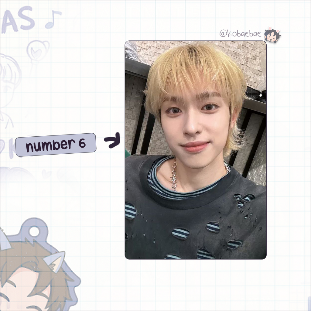 XHR (Xdinary Heroes) - Gaon Handmade photocards kpop inspired - Bias set 3