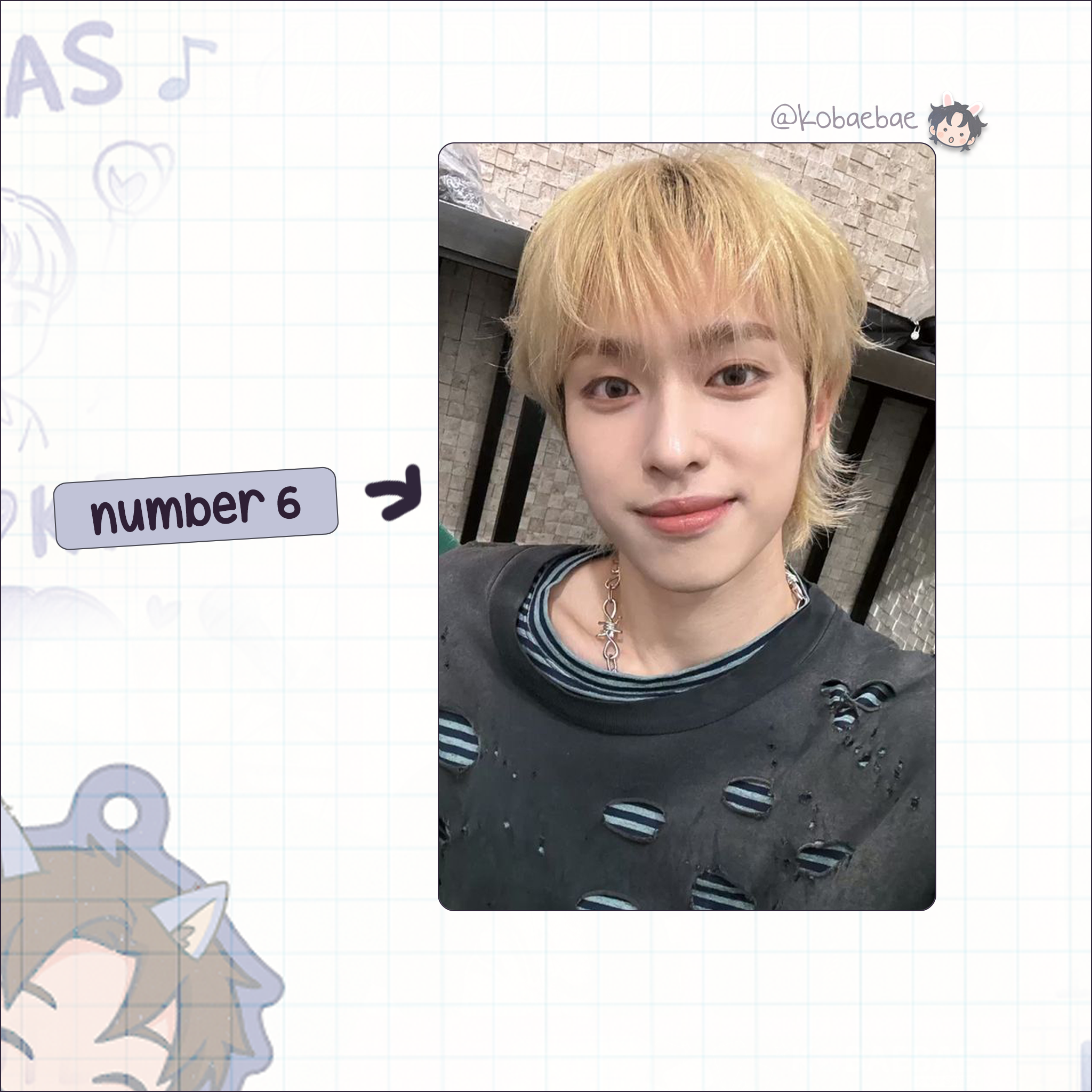 XHR (Xdinary Heroes) - Gaon Handmade photocards kpop inspired - Bias set 3