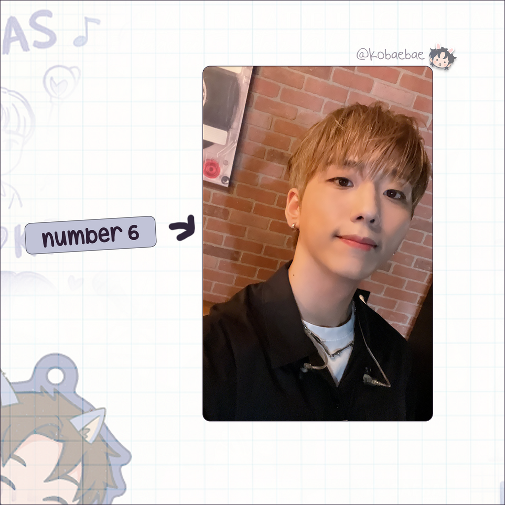 XHR (Xdinary Heroes) - Gunil Handmade photocards kpop inspired - Bias set 3