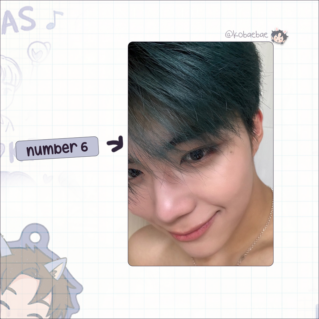 Zb1 - Gunwook handmade photocards kpop inspired - Set 2