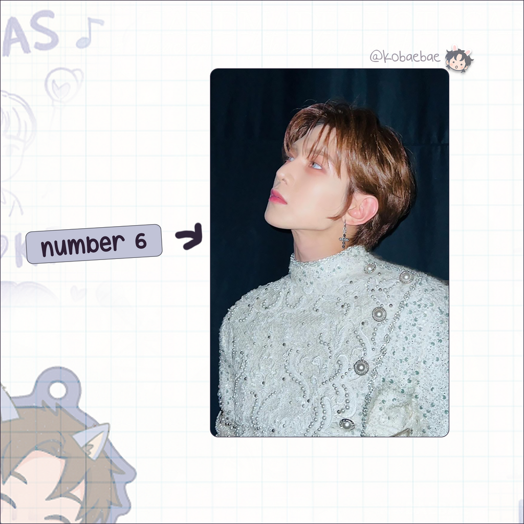 Atz - Yeosang handmade photocards kpop inspired - Set 5
