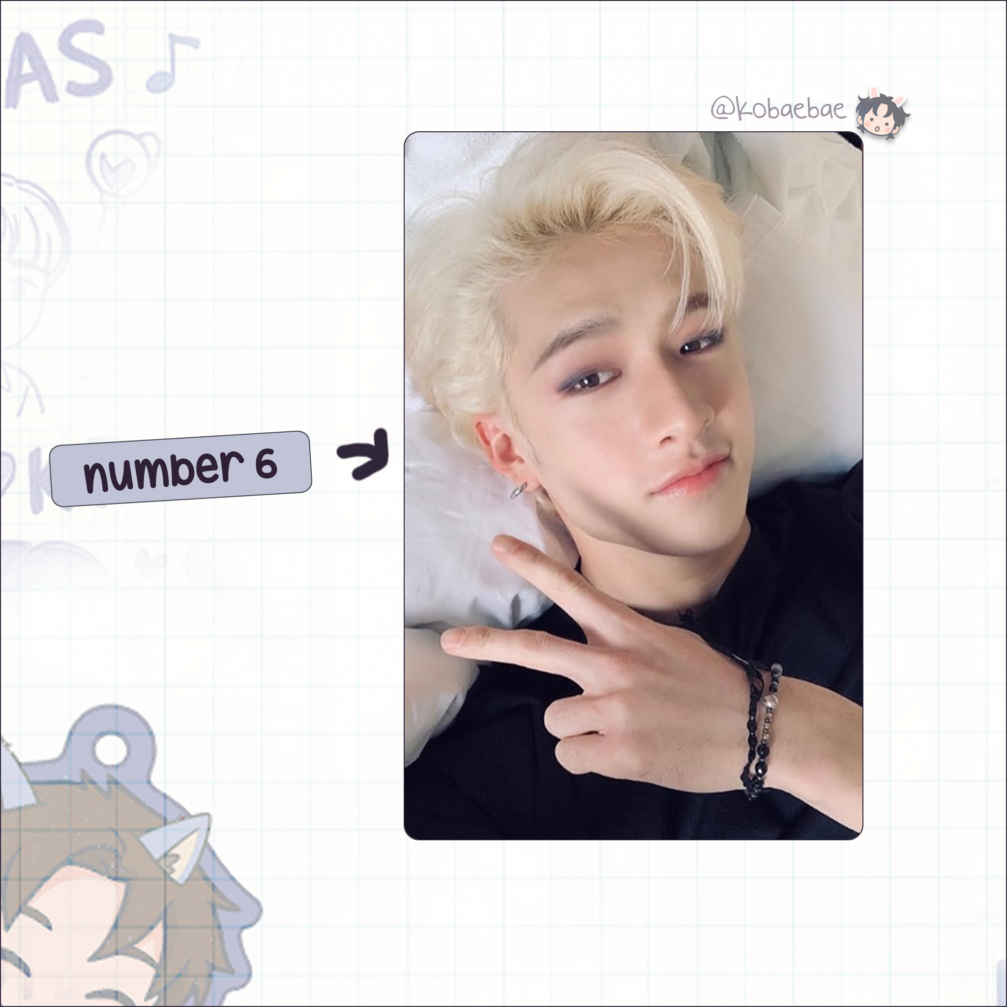 Stray Kids - Bang Chan Handmade photocards kpop inspired - Bias set 4