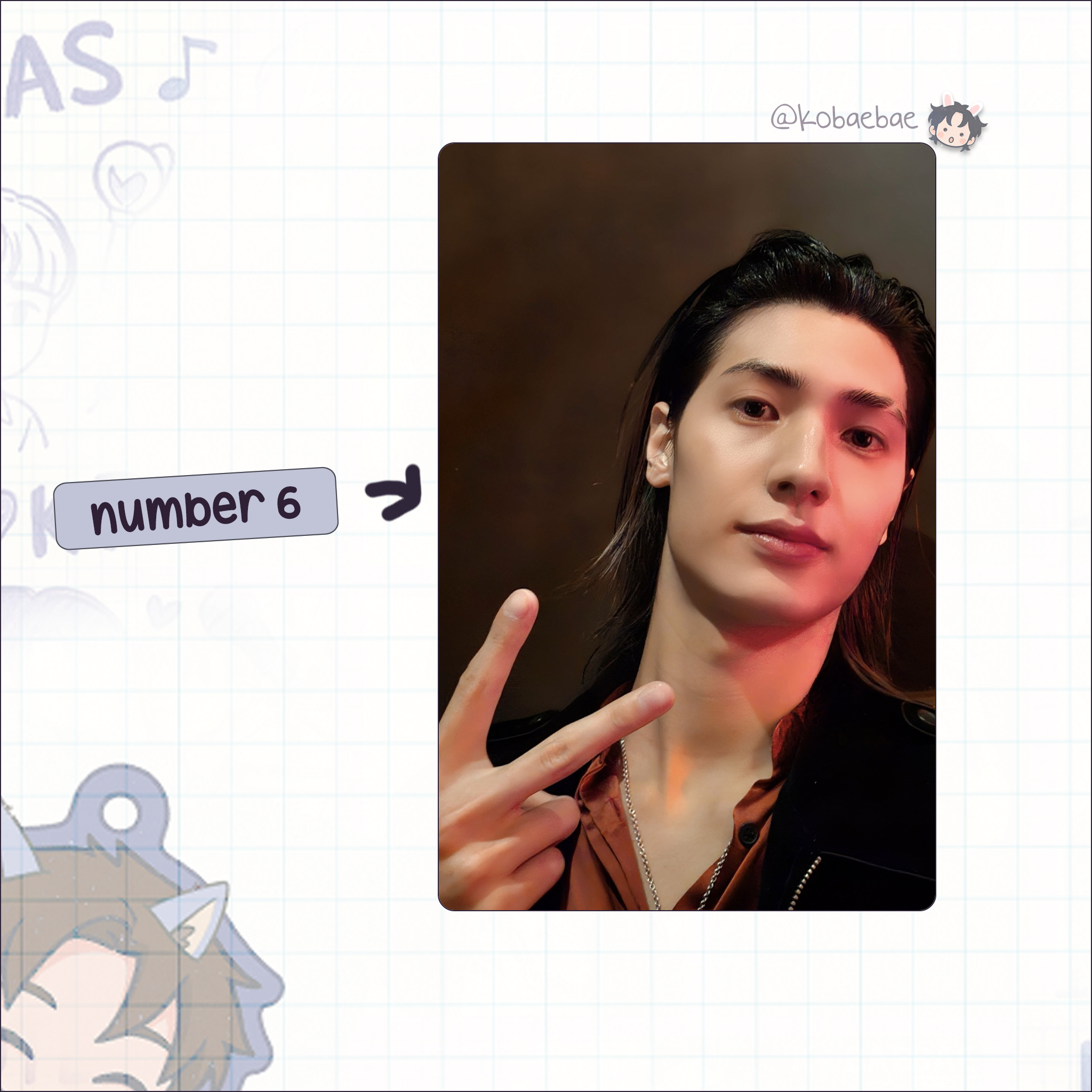 XHR - Jooyeon Handmade photocards kpop inspired - Bias set 2