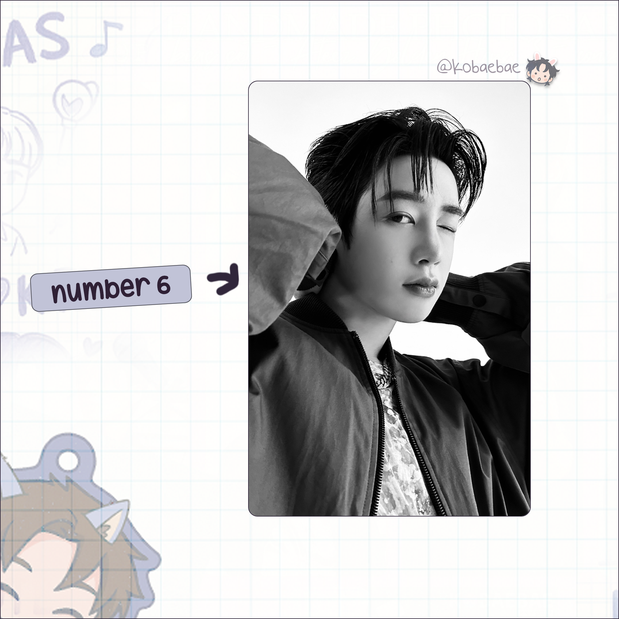 Xkrs - Hunter handmade photocards kpop inspired - Set 1