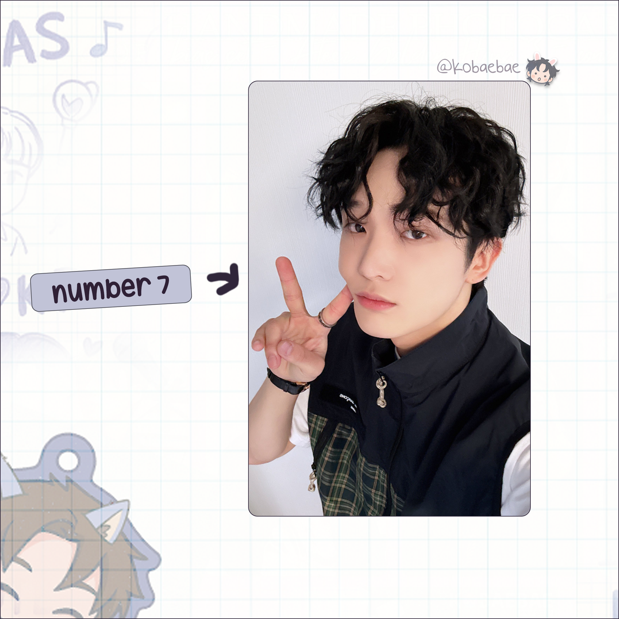 Xkrs - Sumin handmade photocards kpop inspired - Set 1