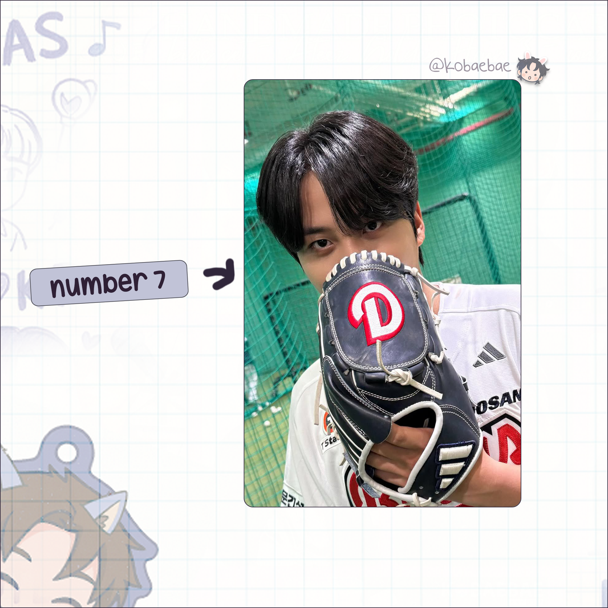 Atz - Jongho handmade photocards kpop inspired - Set 4