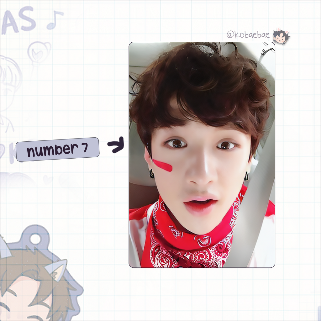 Skz - Channie handmade photocards kpop inspired - Set 3