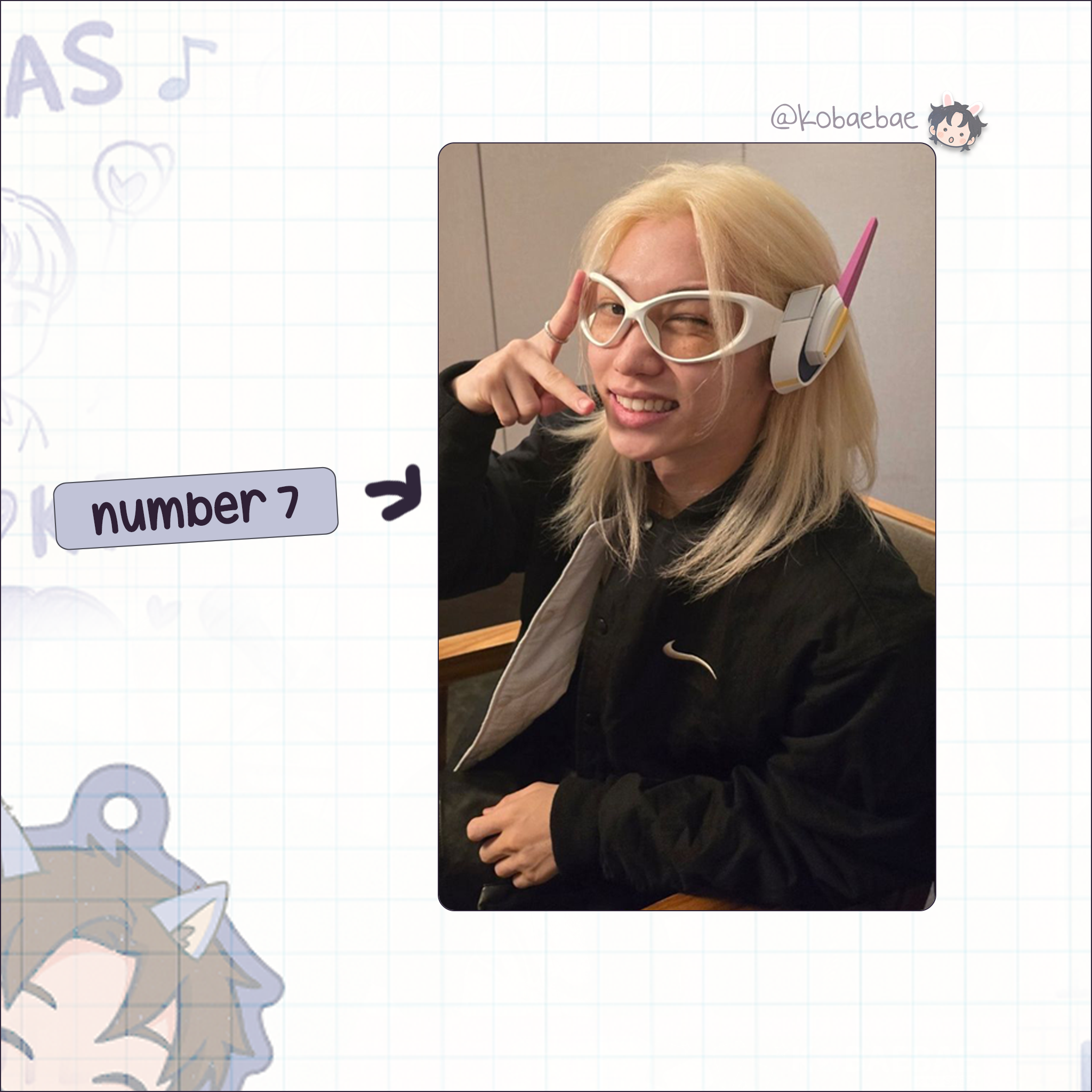 Skz (Stray Kids) - Felix handmade photocards kpop inspired - Set 10