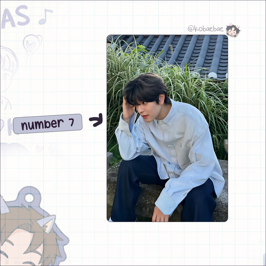 Skz (Stray Kids) - Min handmade photocards kpop inspired - Set 6