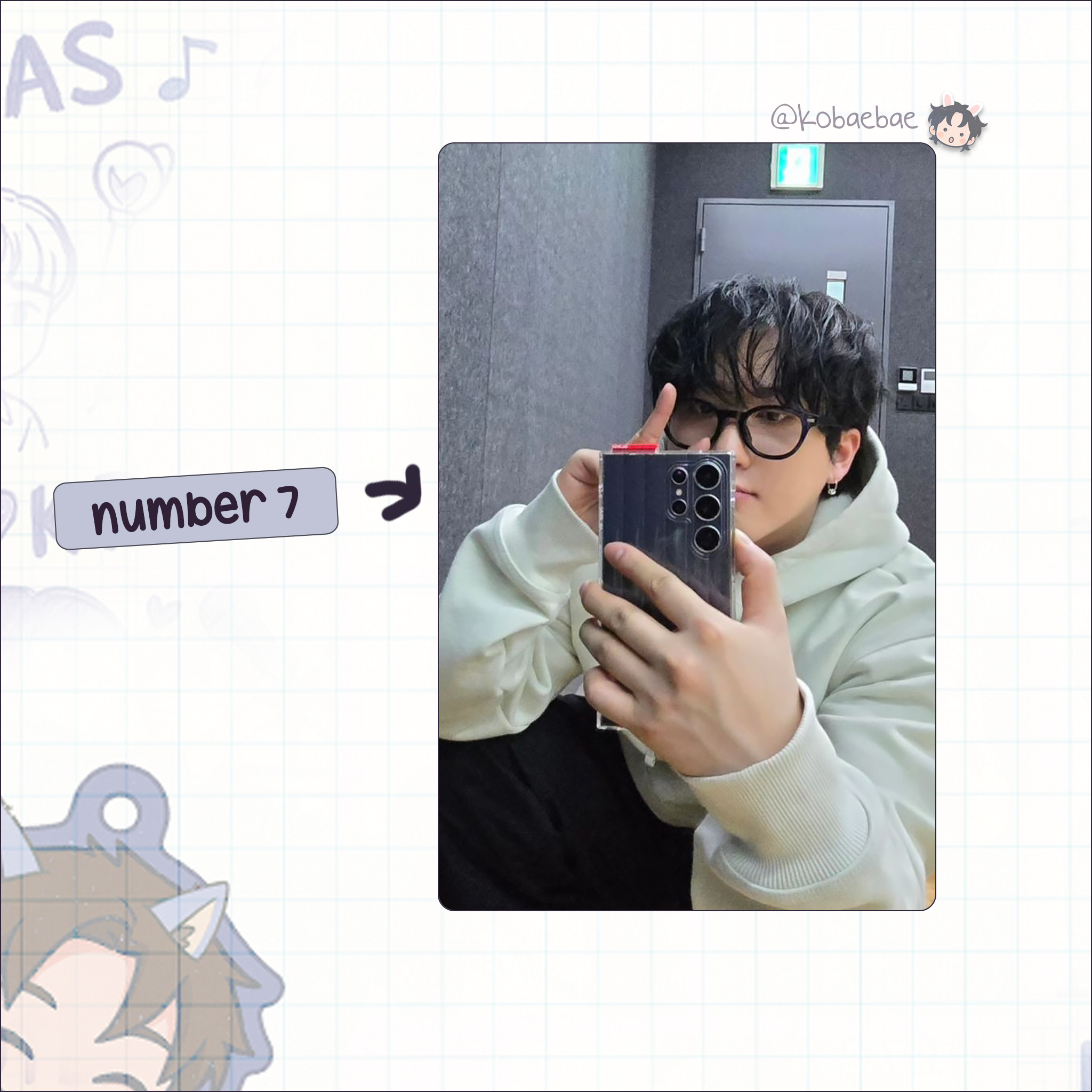 Skz (Stray Kids) - Changbin handmade photocards kpop inspired - Set 9