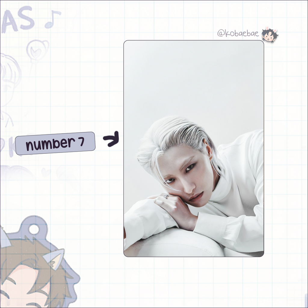 Atz - Hwa Esq.  Handmade photocards kpop inspired - Bias set