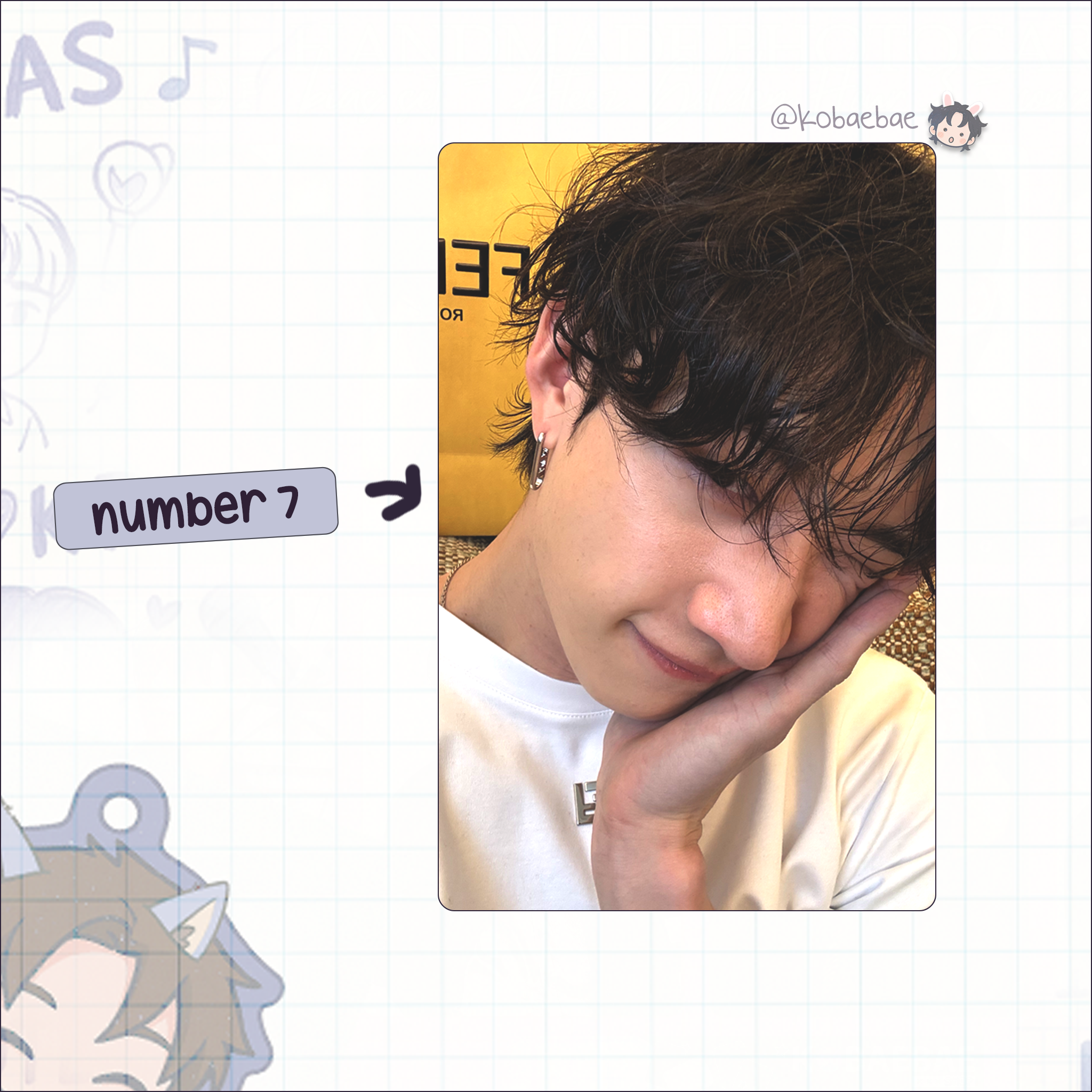 Skz (Stray Kids) - Bang Chan handmade photocards kpop inspired - Set 9