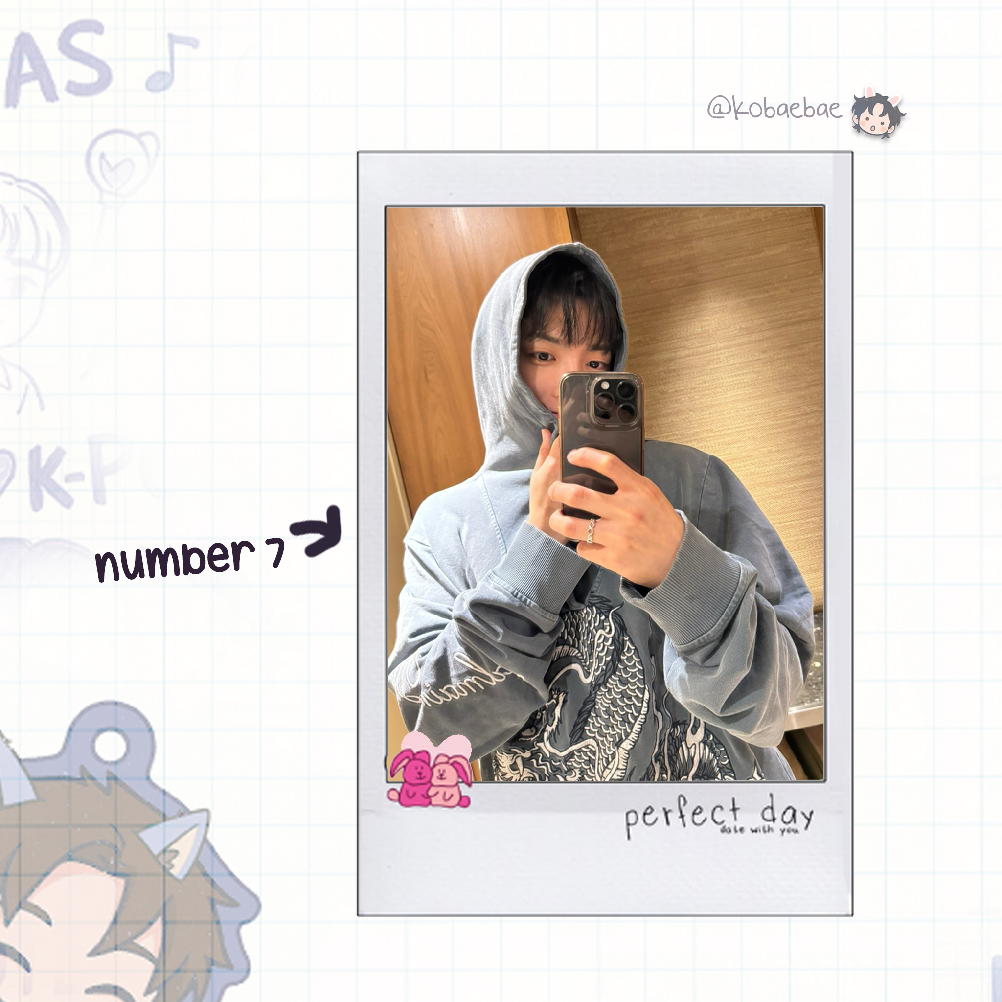 Atz - Date with My Bias - Joong Instant-Style Fanmade Photo Print