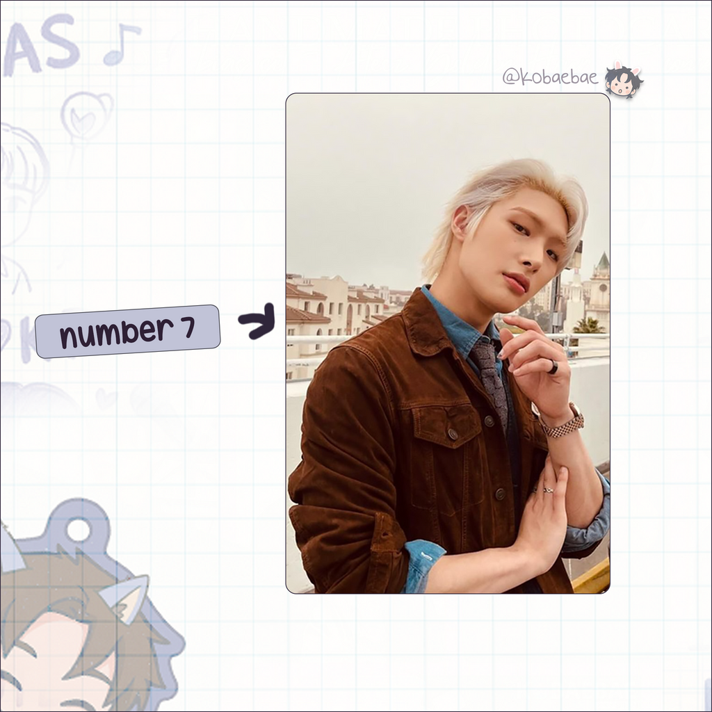 Atz - Mingi handmade photocards kpop inspired - Set 5